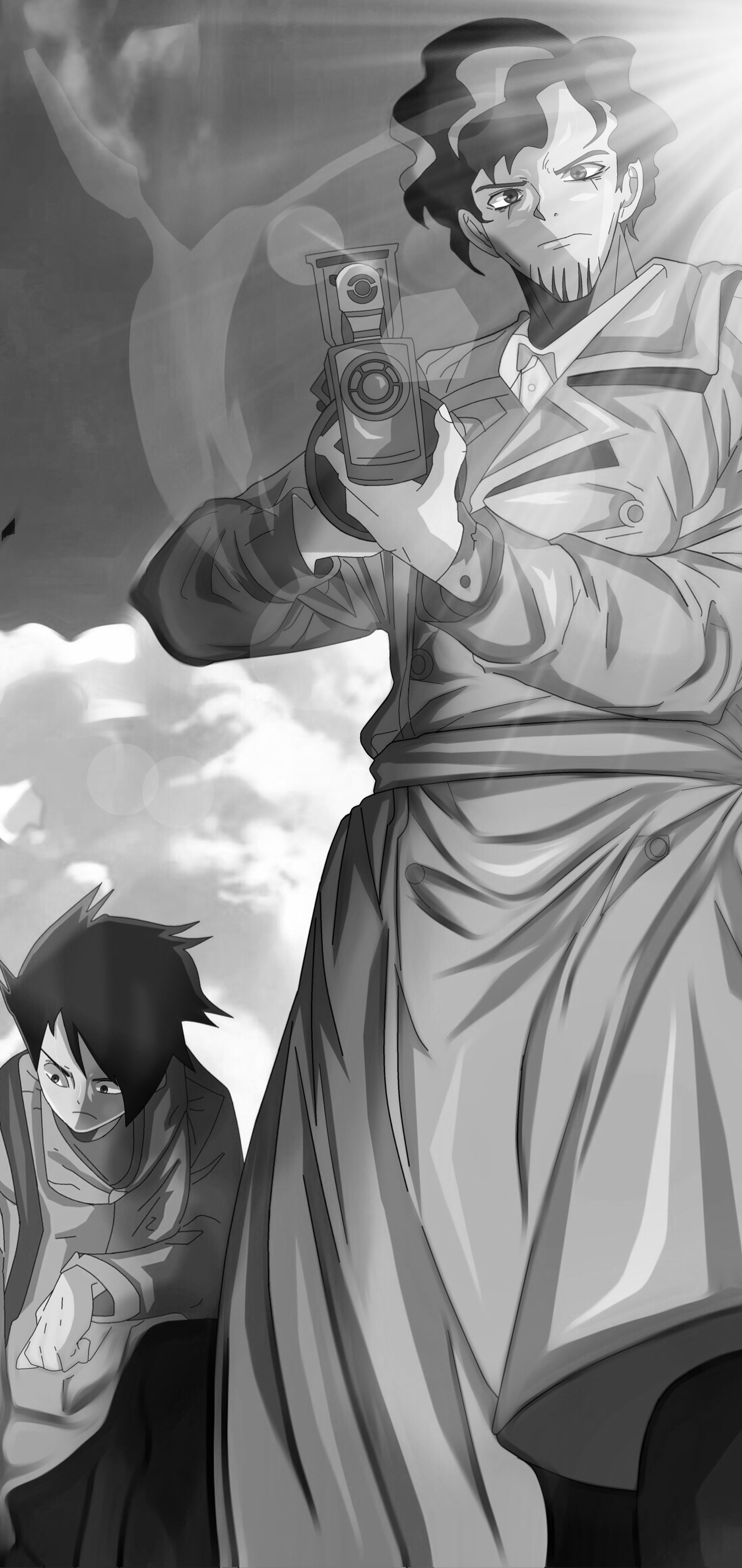 Wallpaper / Anime The Promised Neverland Phone Wallpaper, Yuugo (The Promised Neverland), Ray (The Promised Neverland), 1440x3040 free download