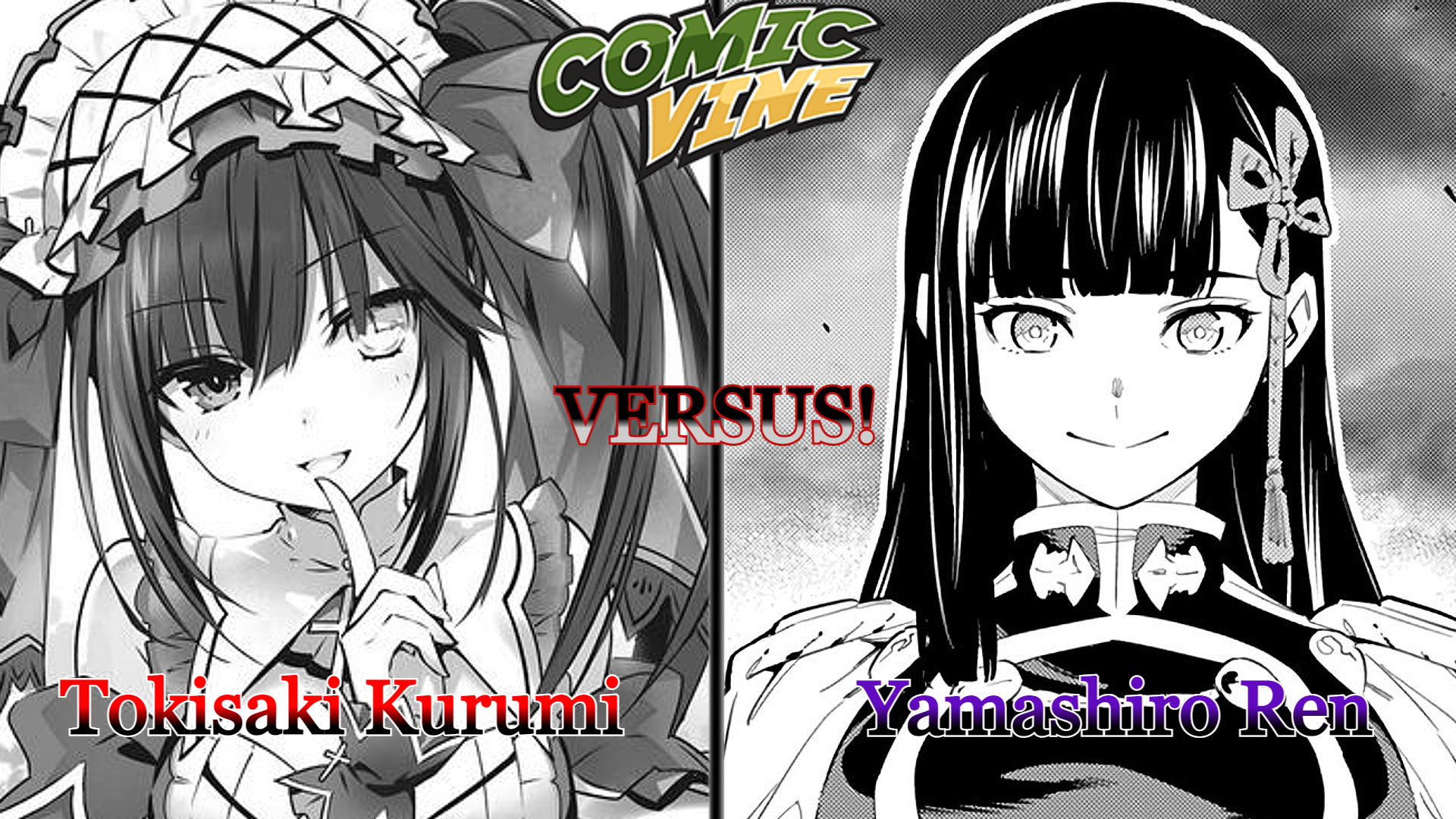 Tokisaki Kurumi (Date A Live) VS. Yamashiro Ren (Mato Seihei no Slave)