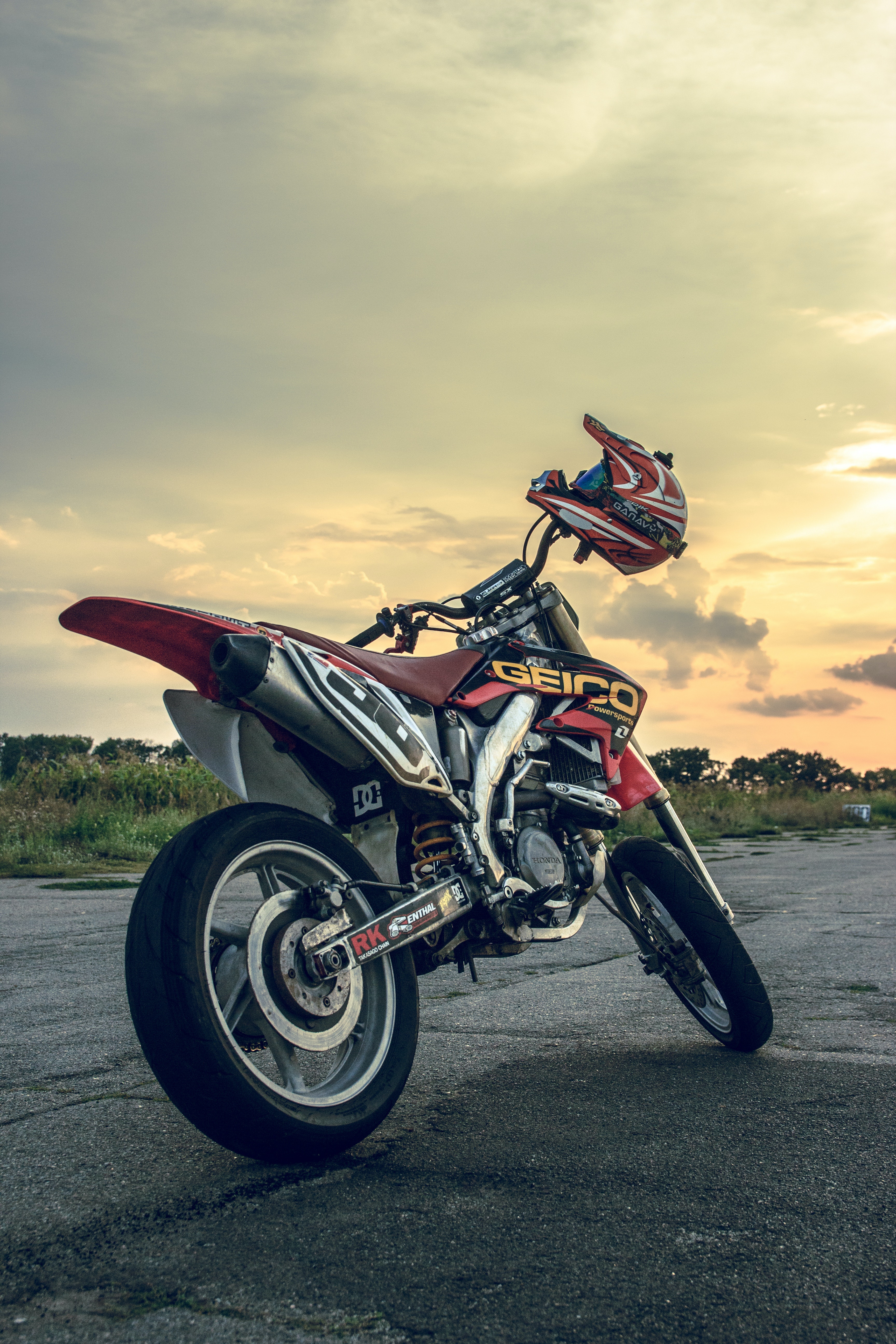 A Honda CRF Motorcycle · Free