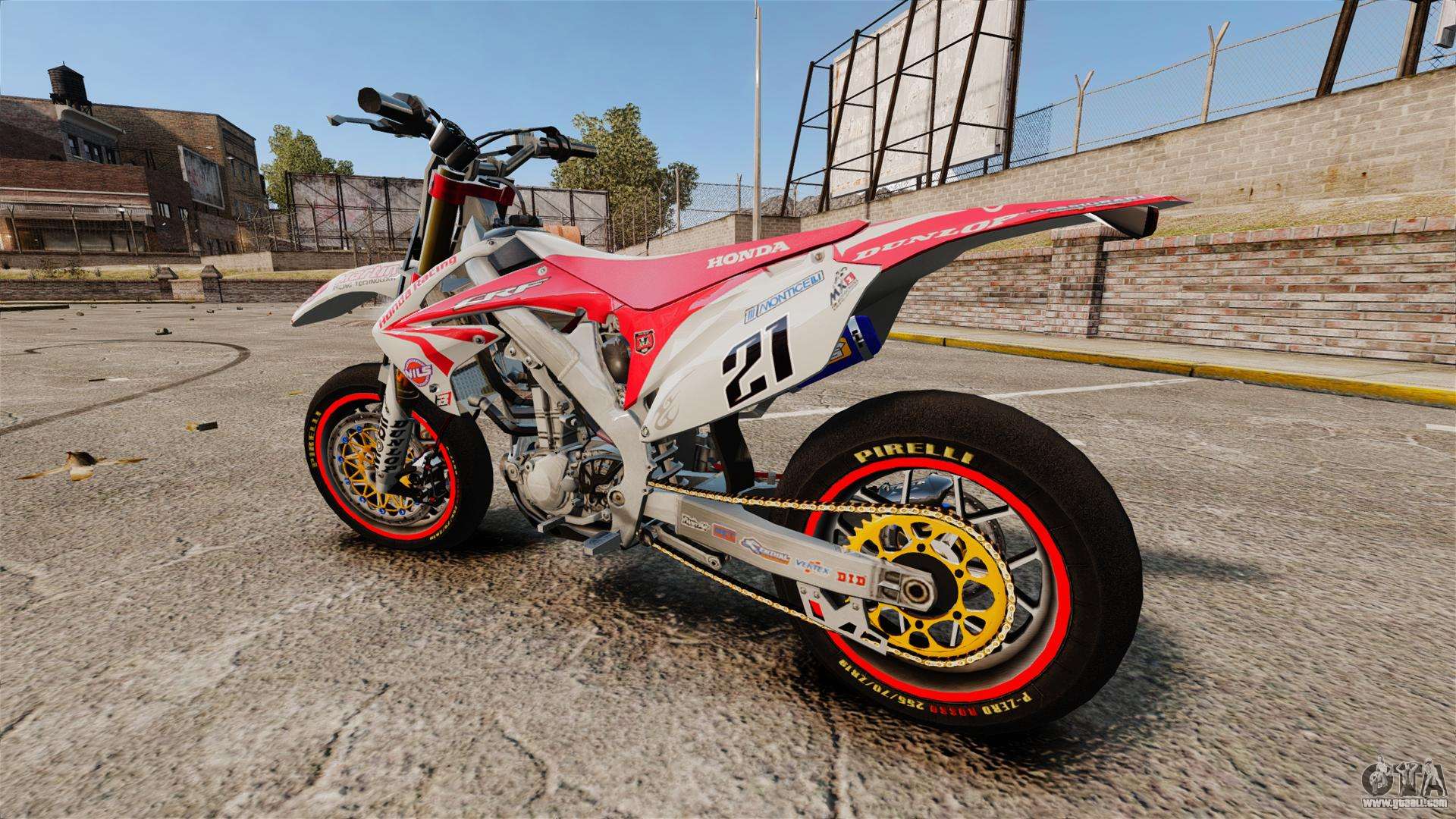 Honda CRF 450 Turbo Motard for GTA 4