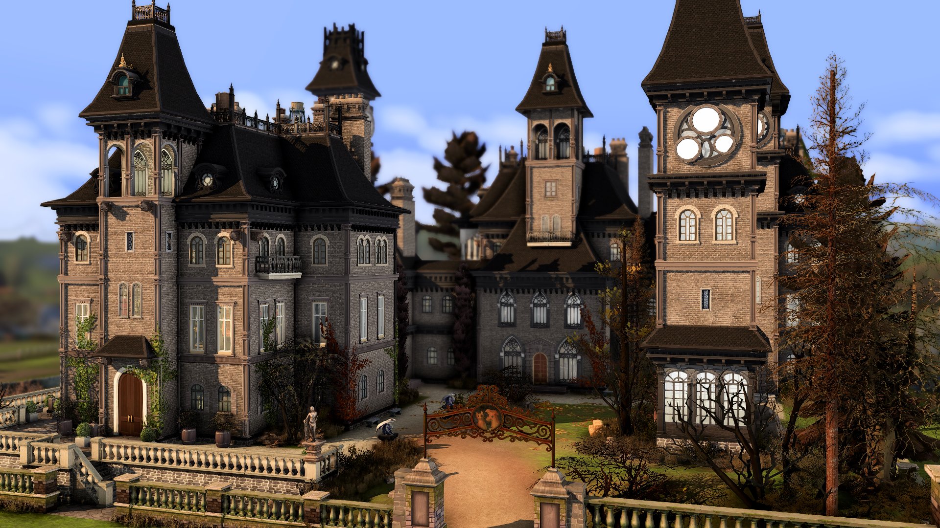 Nevermore Academy The Sims 4 Rooms / Lots