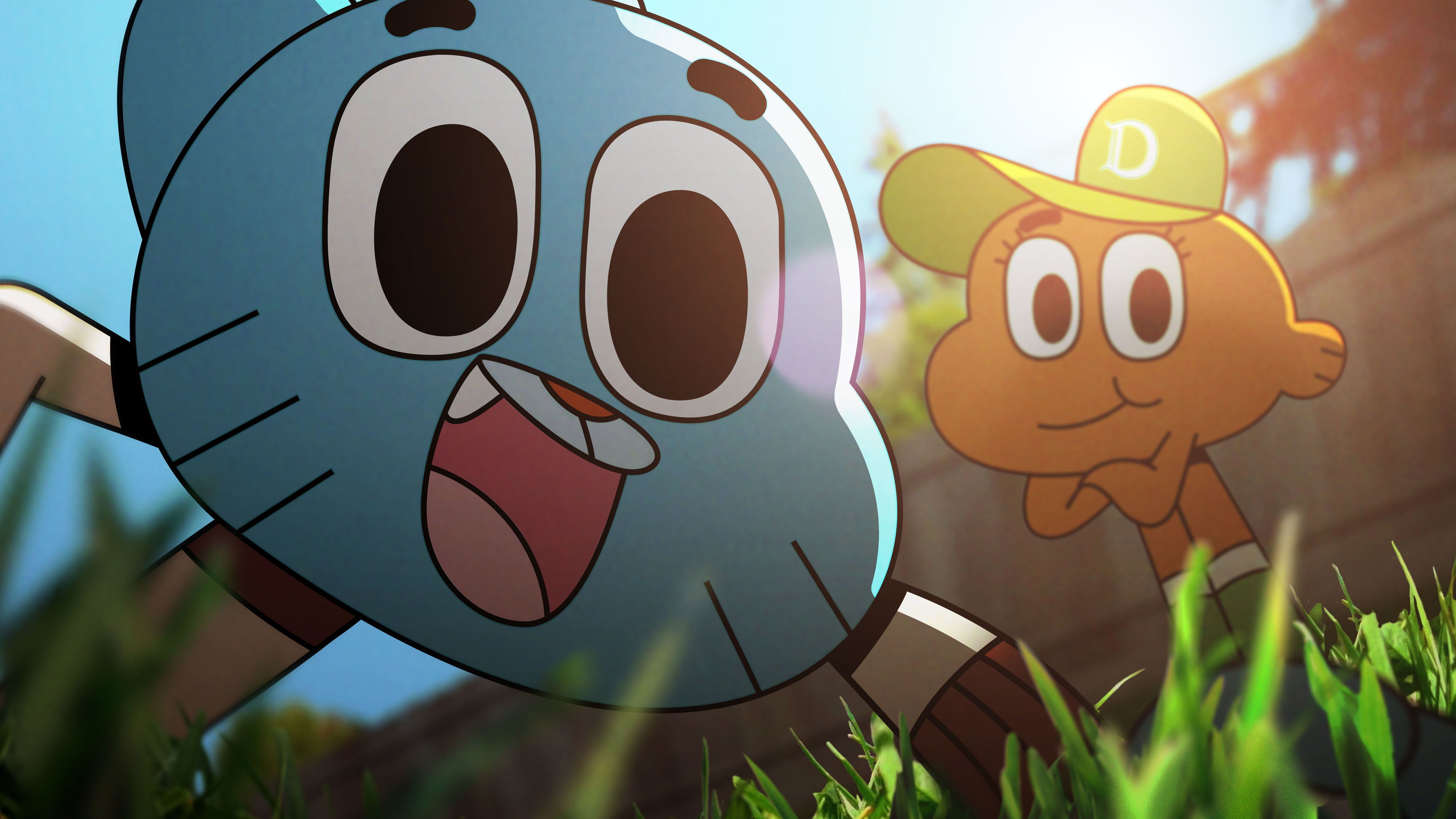 The Amazing World of Gumball illustration #Grass #Camera #Darwin #Cap #selfie The Gumball The amazing world of Gumbal. Cartoon network, Amazing, Powerpuff kızları