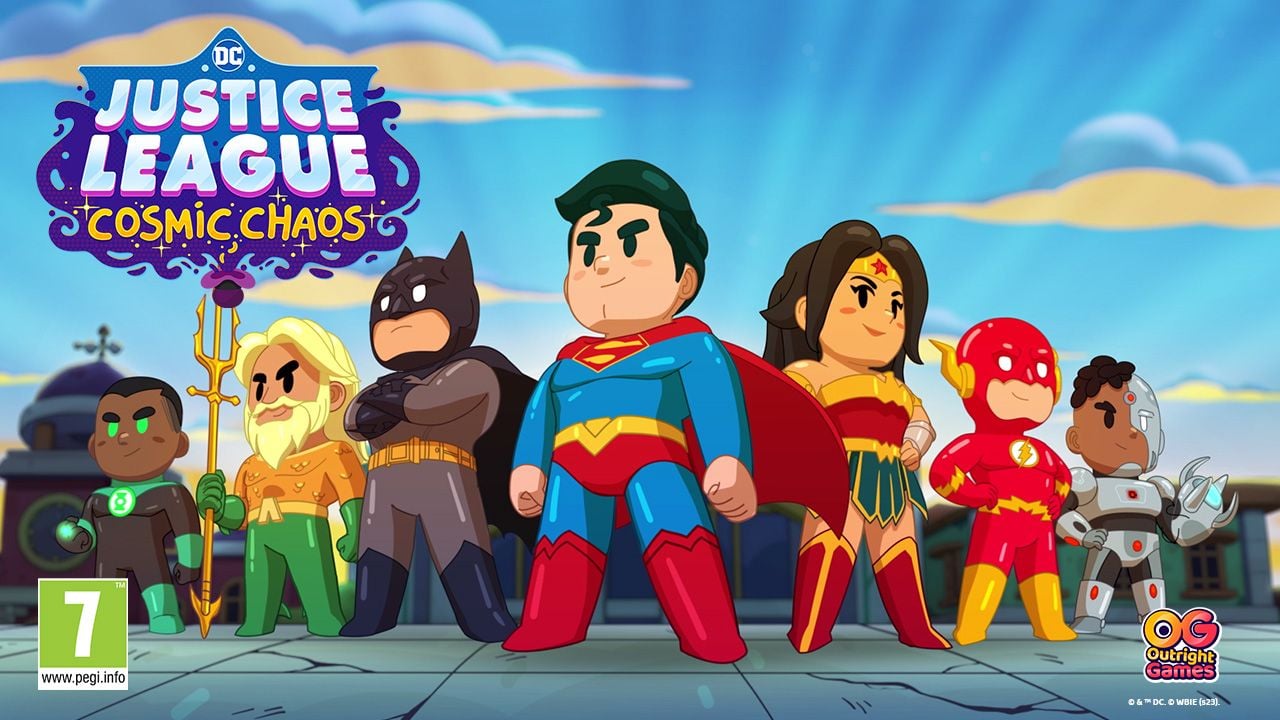 Chaos Has Arrived! DC's Justice League: Cosmic Chaos Available Now on Consoles and PC. Bandai Namco Europe