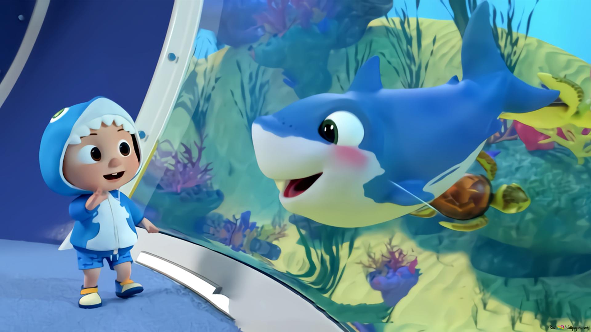 Cocomelon Baby Shark HD wallpaper download