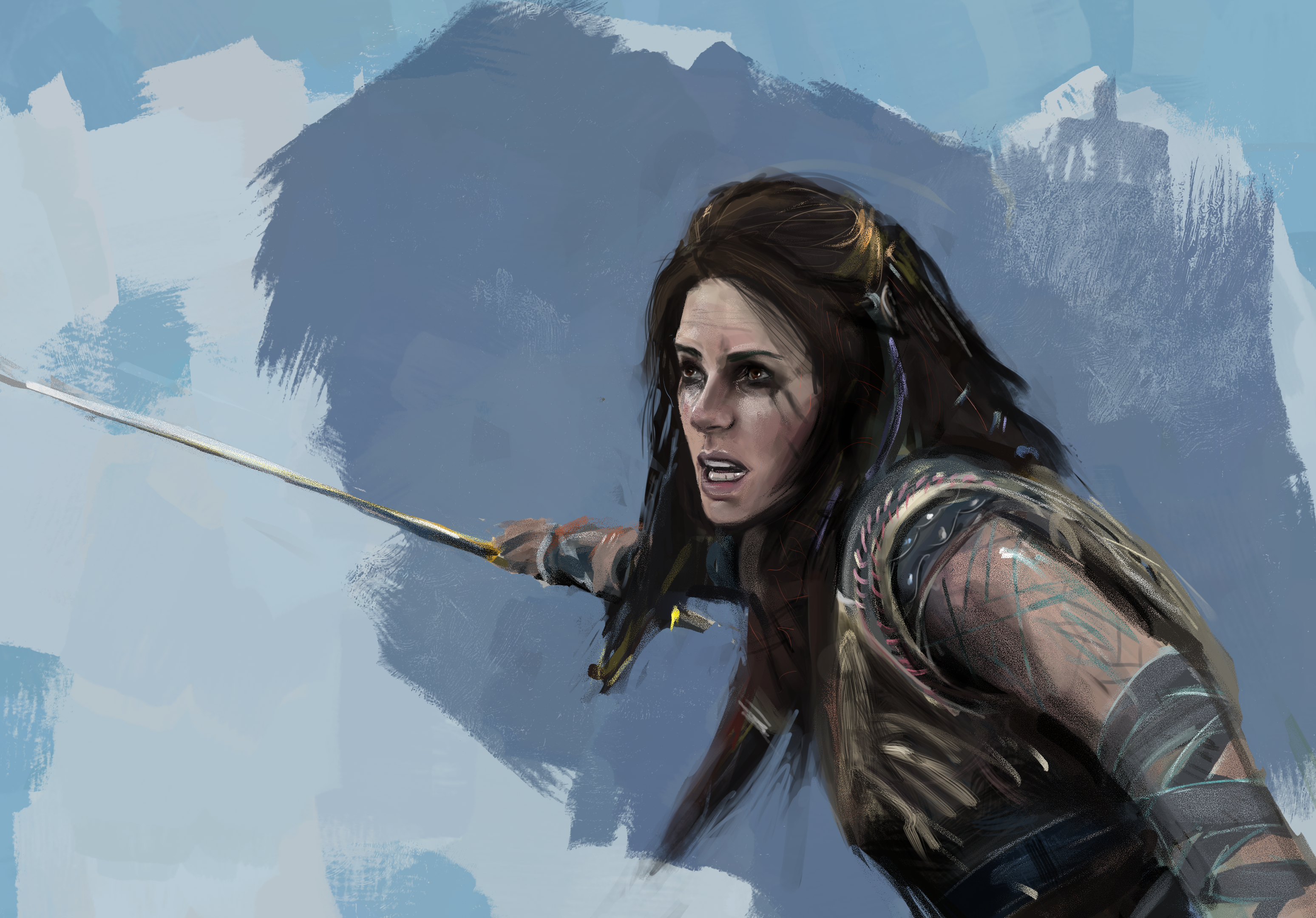 Freya from God of War: Ragnarok, Painting by me!