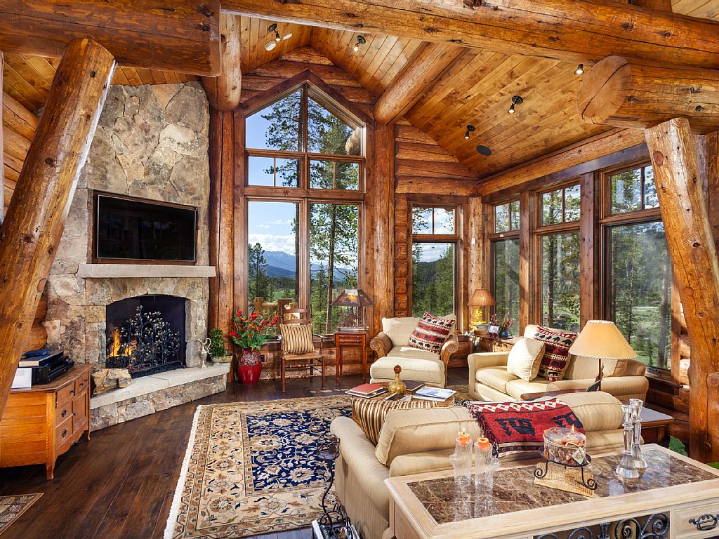 Free download Exquisite Log Cabin Mountain Home Sleeps 12 in Full Beds [1024x768] for your Desktop, Mobile & Tablet. Explore Log Look Wallpaper for Home. Wallpaper for Home, Wallpaper