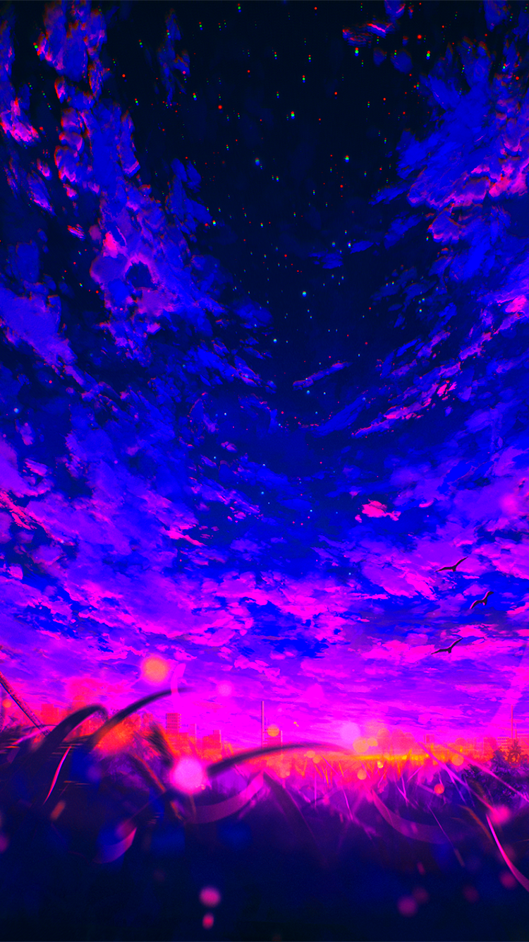 Anime Sky Phone Wallpaper