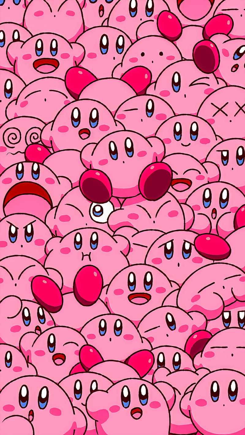 Kirby Game Art 4K Wallpaper iPhone HD Phone #4620h