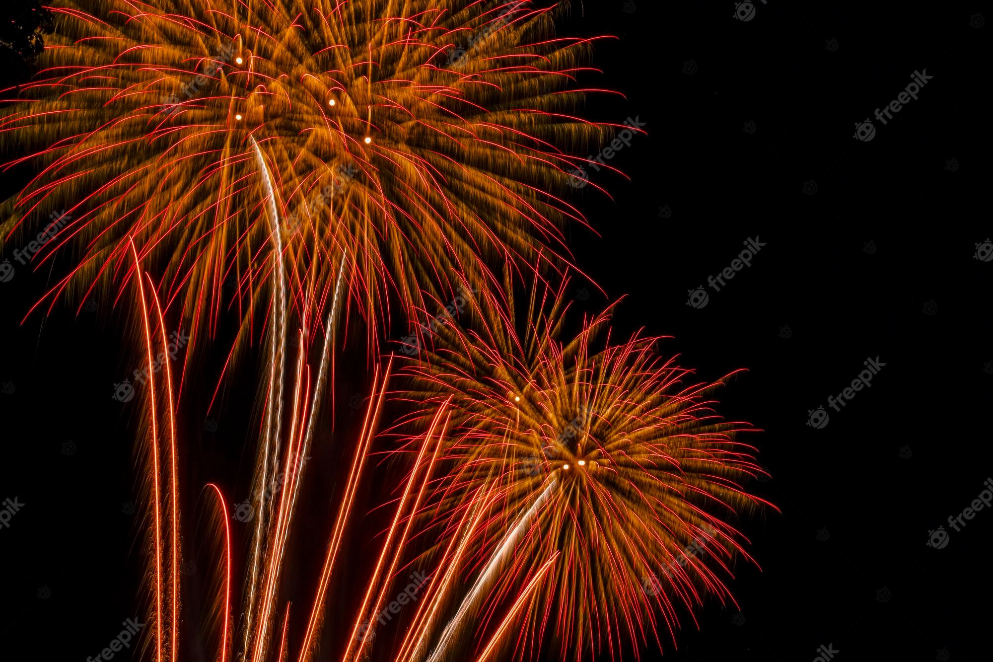 Fireworks Water Image