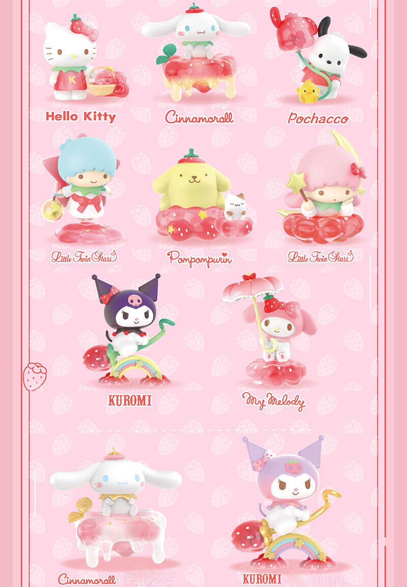 TOPTOY Sanrio Characters Summer Strawberry Paradise Confirmed Blind Box Figure