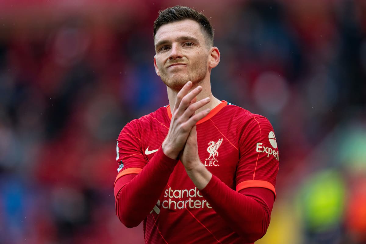 Andy Robertson gives positive sign with latest update on ankle injury FC Is Anfield