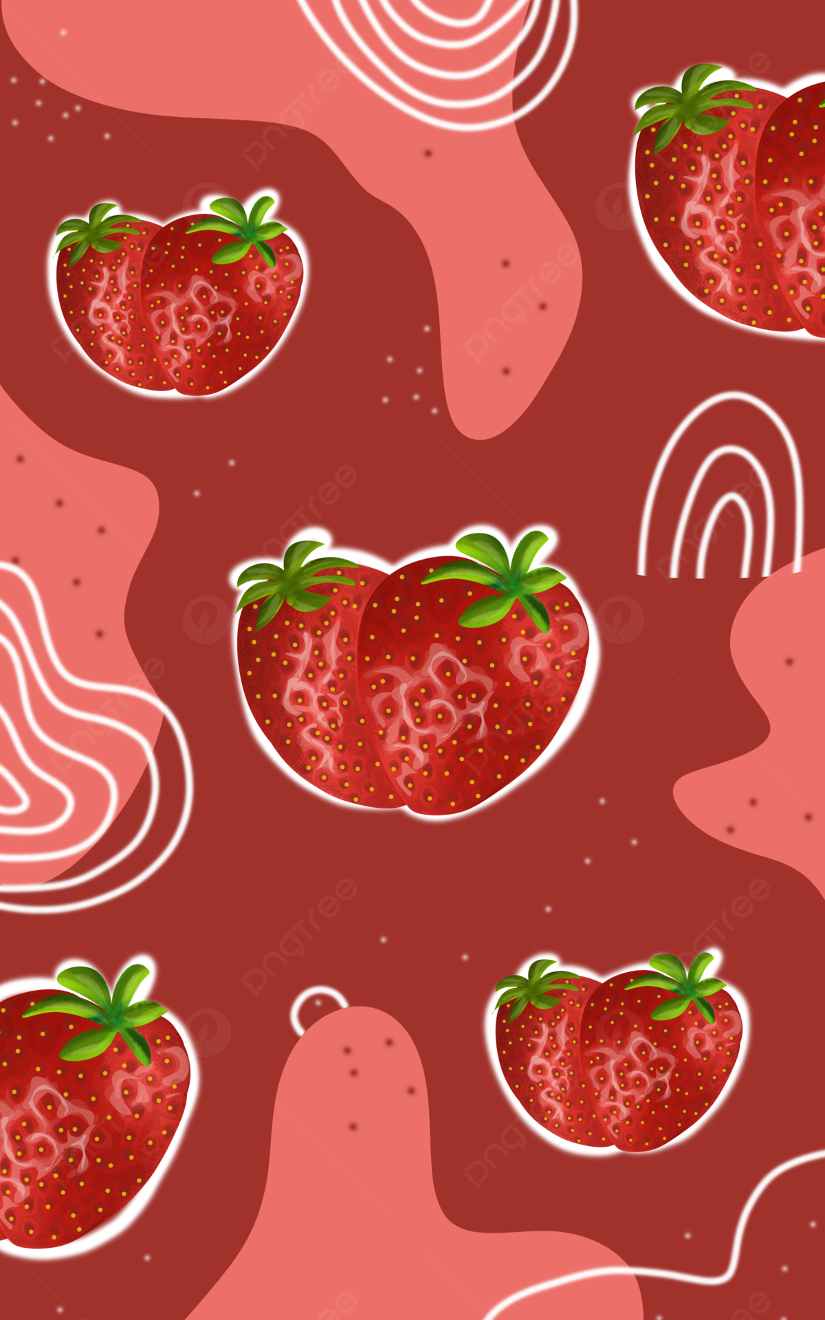 Wallpaper Strawberry Background Wallpaper Image For Free Download