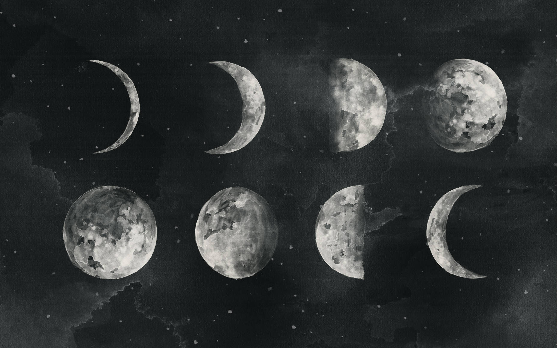 Free Moon Phases Wallpaper Downloads, Moon Phases Wallpaper for FREE