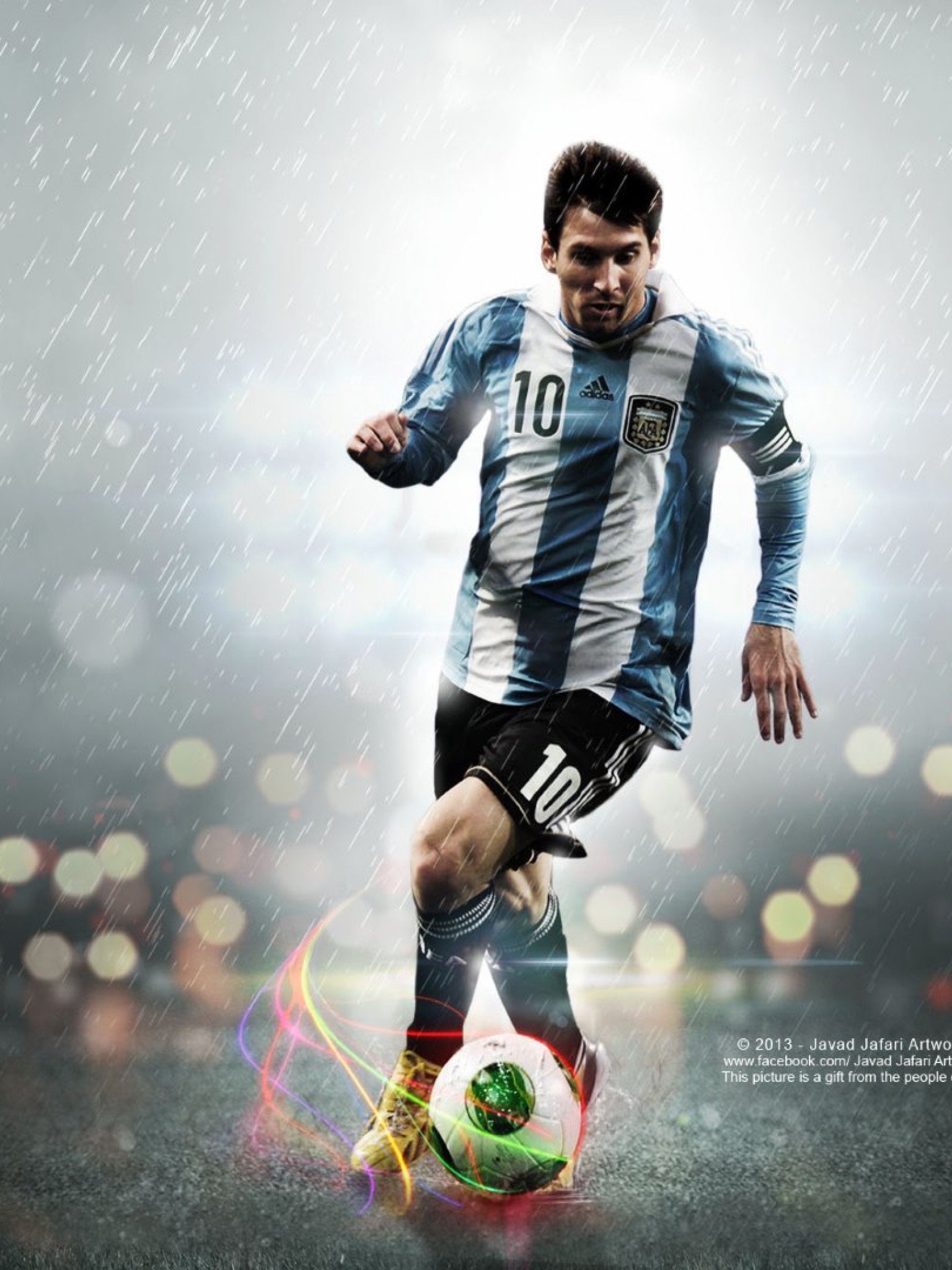 Free Download Lionel Messi HD Wallpaper for Desktop and Mobiles Retina iPad
