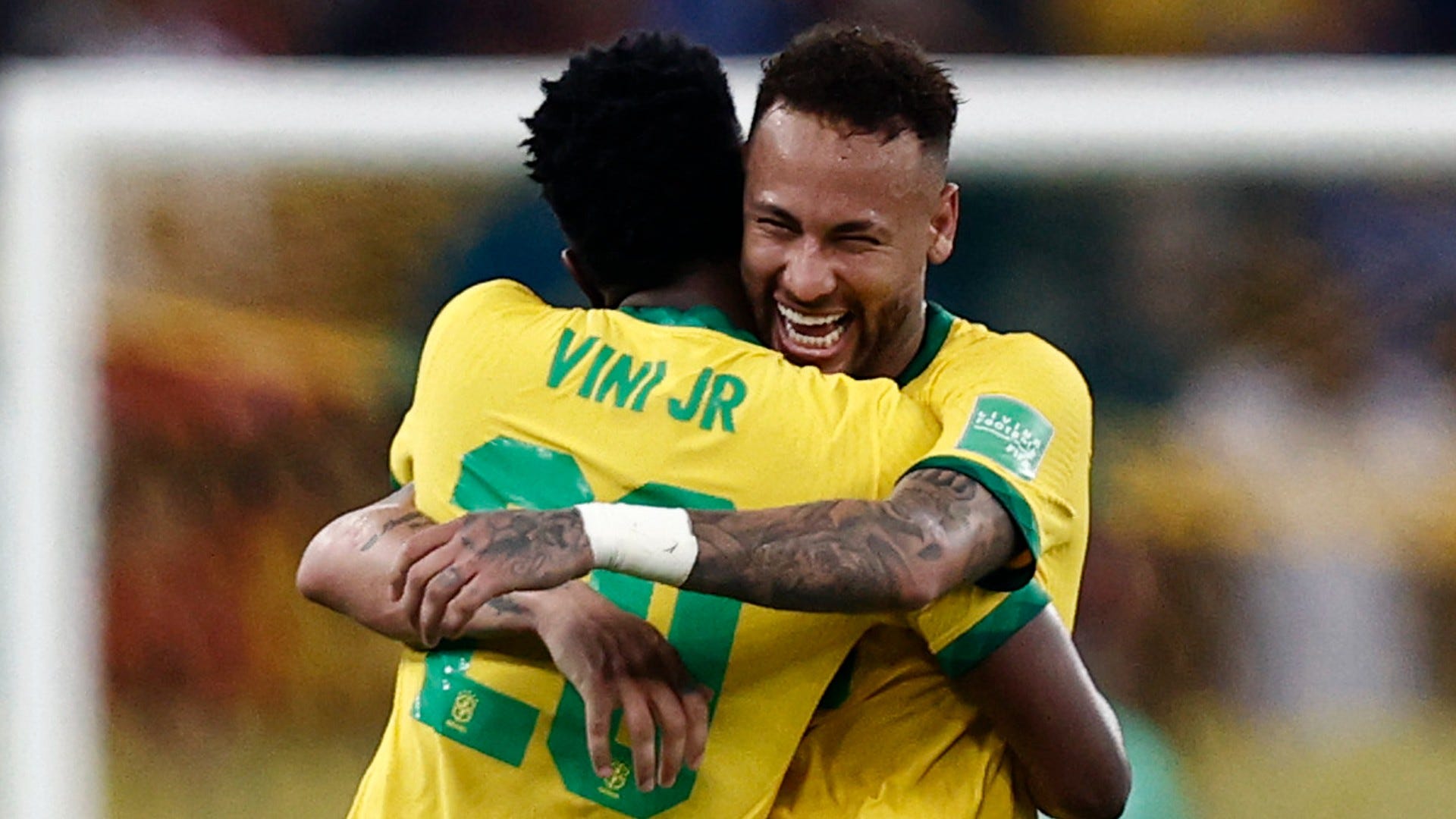 PSG Star Neymar Rocks T Shirt Sporting Brazil Team Mate Vinicius Junior On Instagram. Goal.com US