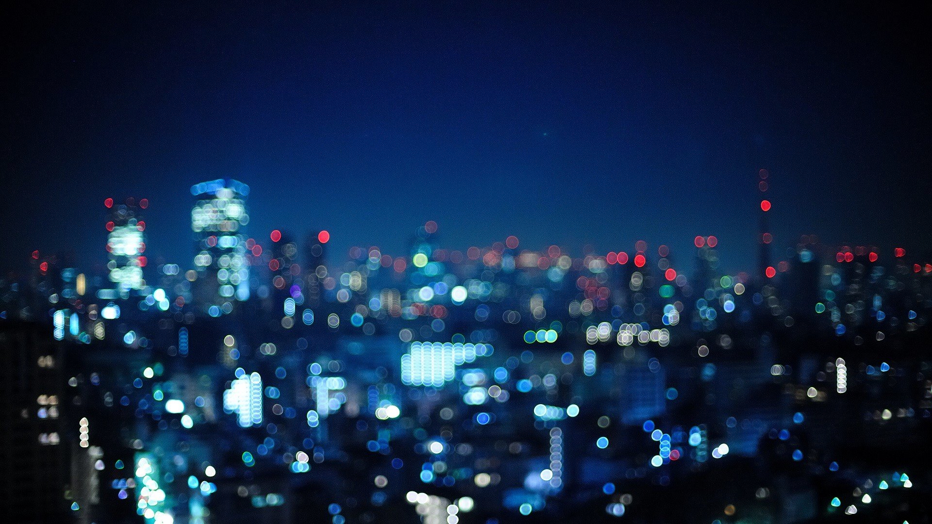 city, Cityscape, Lights, City lights, Blurred Wallpaper HD / Desktop and Mobile Background