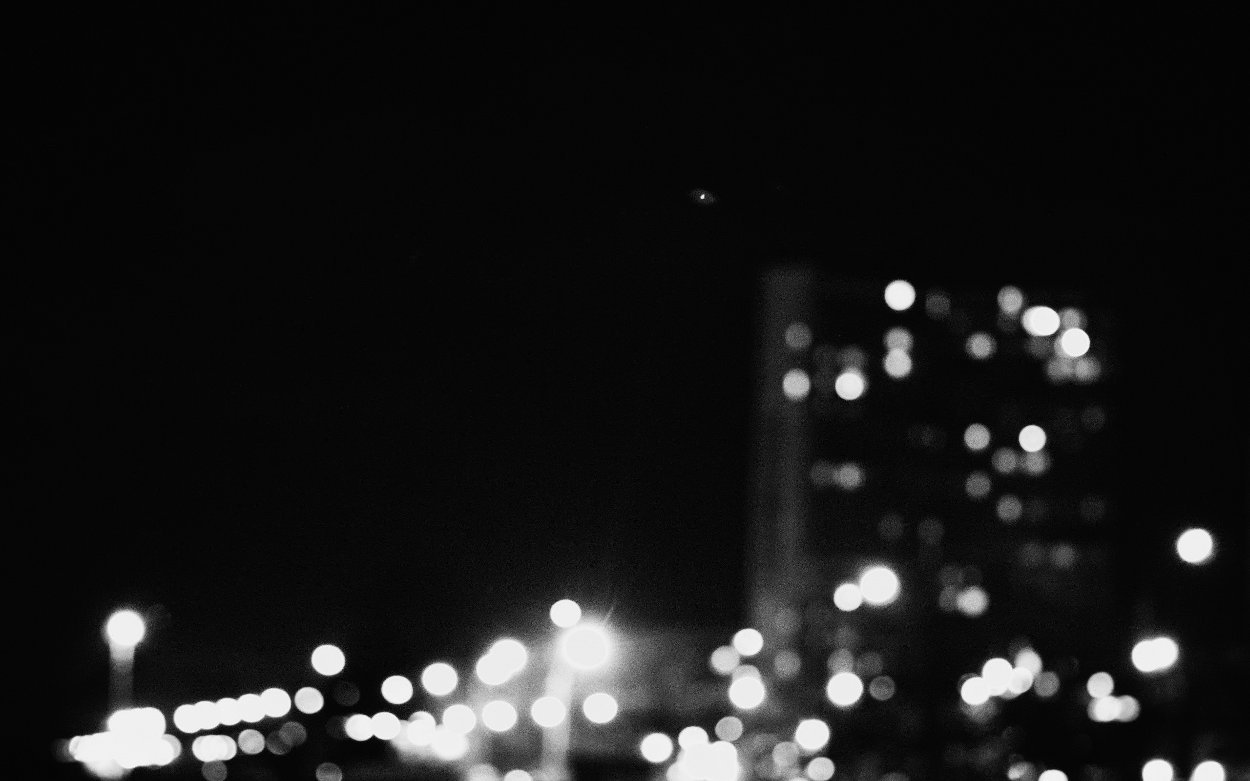 Wallpaper, 2560x1600 px, blurred, cityscapes, night, town 2560x1600