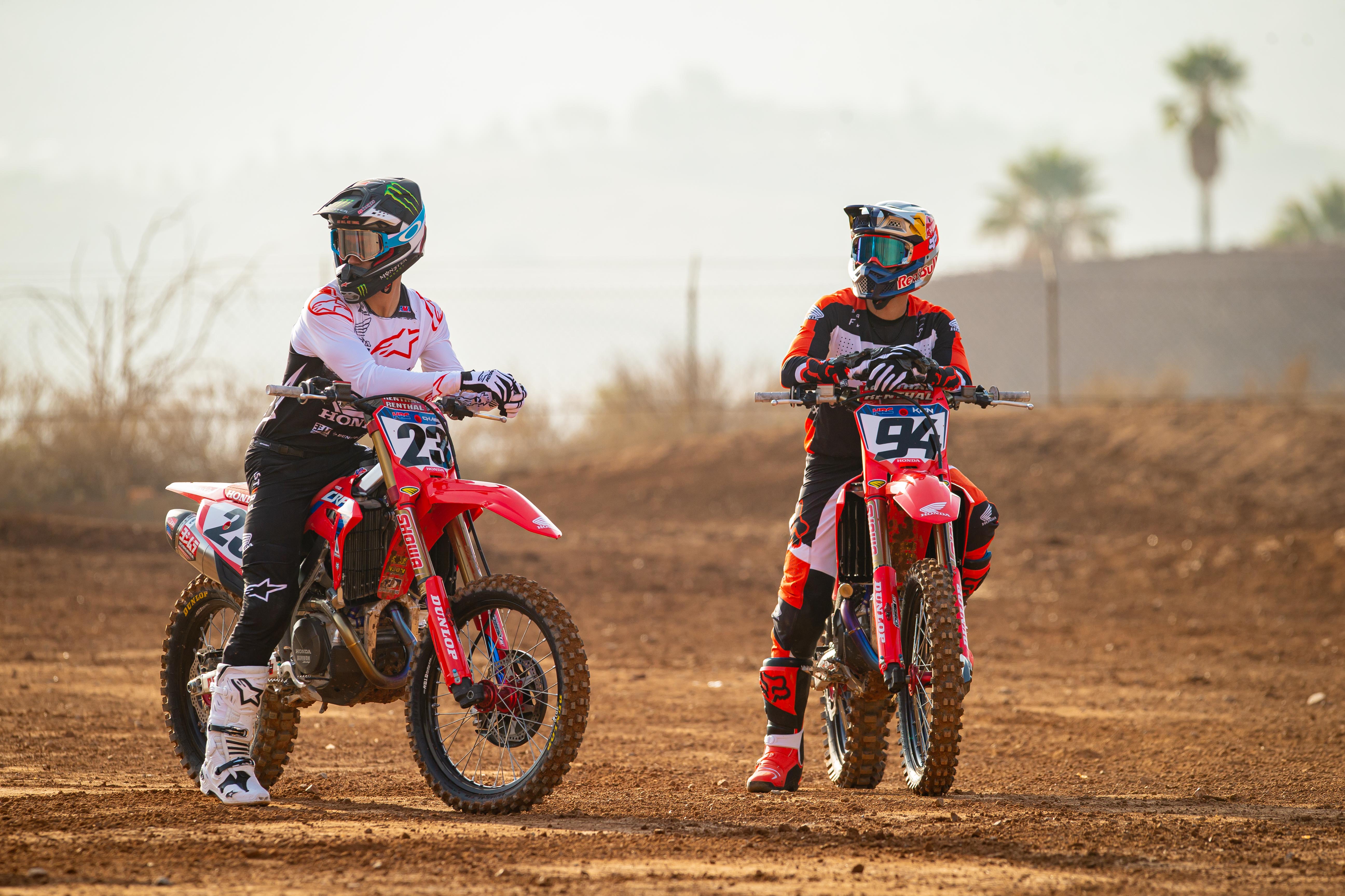 Chase Sexton and Ken Roczen Team HRC Honda Photohoot