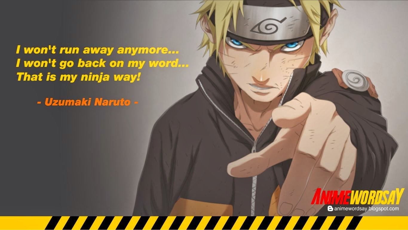 Free download Anime Quotes Naruto Master trick [1366x770] for your Desktop, Mobile & Tablet. Explore Naruto Anime Quotes Wallpaper. Naruto Background, Uzumaki Naruto Wallpaper, Naruto Hinata Wallpaper