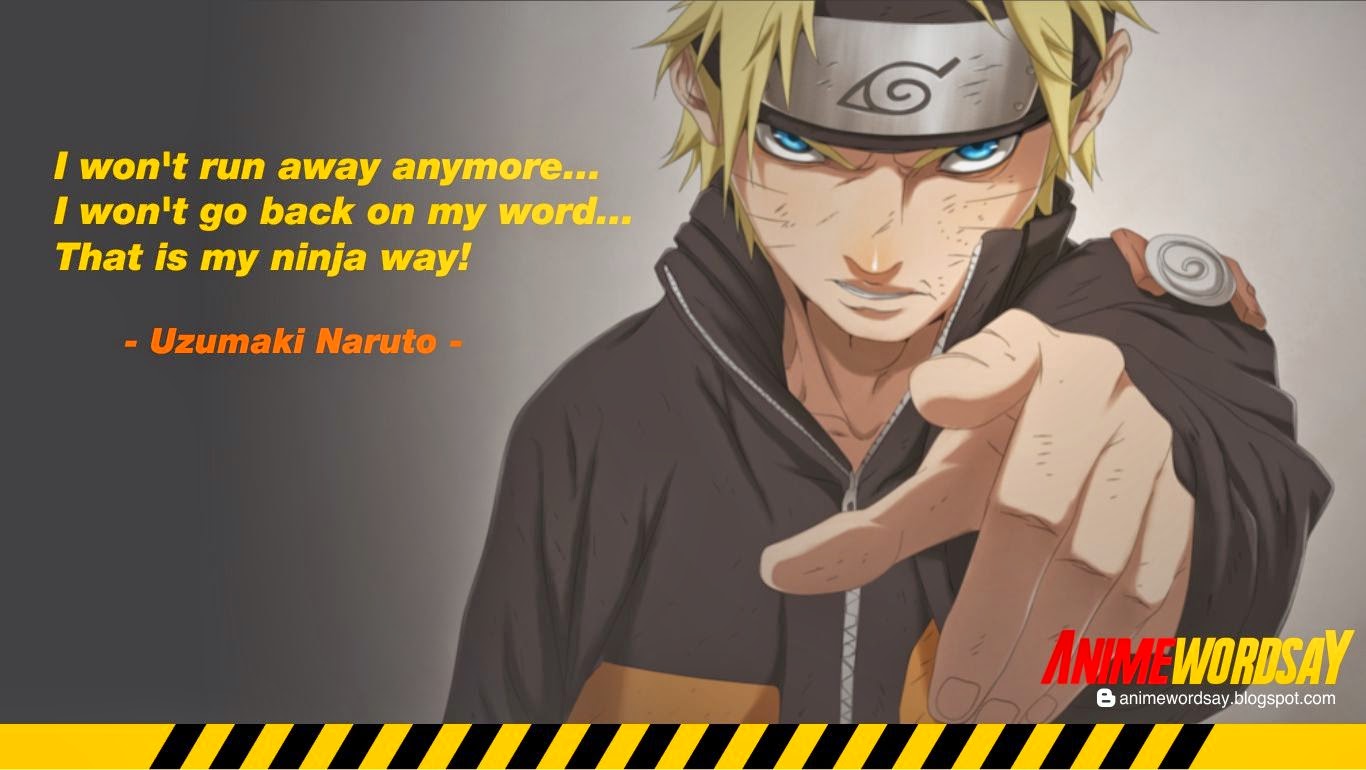 Naruto Quote, anime, inspiration, naruto, quote, HD phone wallpaper