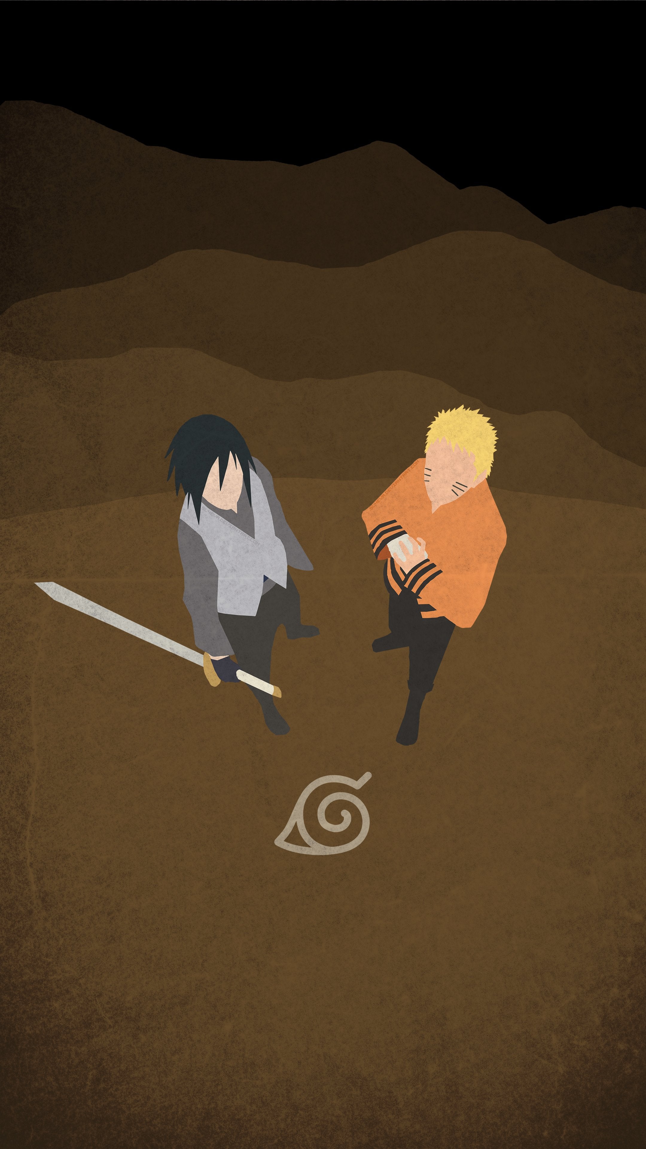 Naruto Minimal Mobile Wallpaper (Series II)