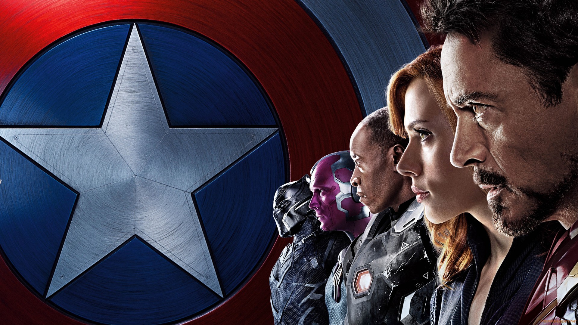 actress, Captain America, Captain America: Civil War, Don Cheadle, Scarlett Johansson, movies, War Machine, women, The Vision, The Avengers, Marvel Comics, Robert Downey Jr., Iron Man, stars, actor, men, shield