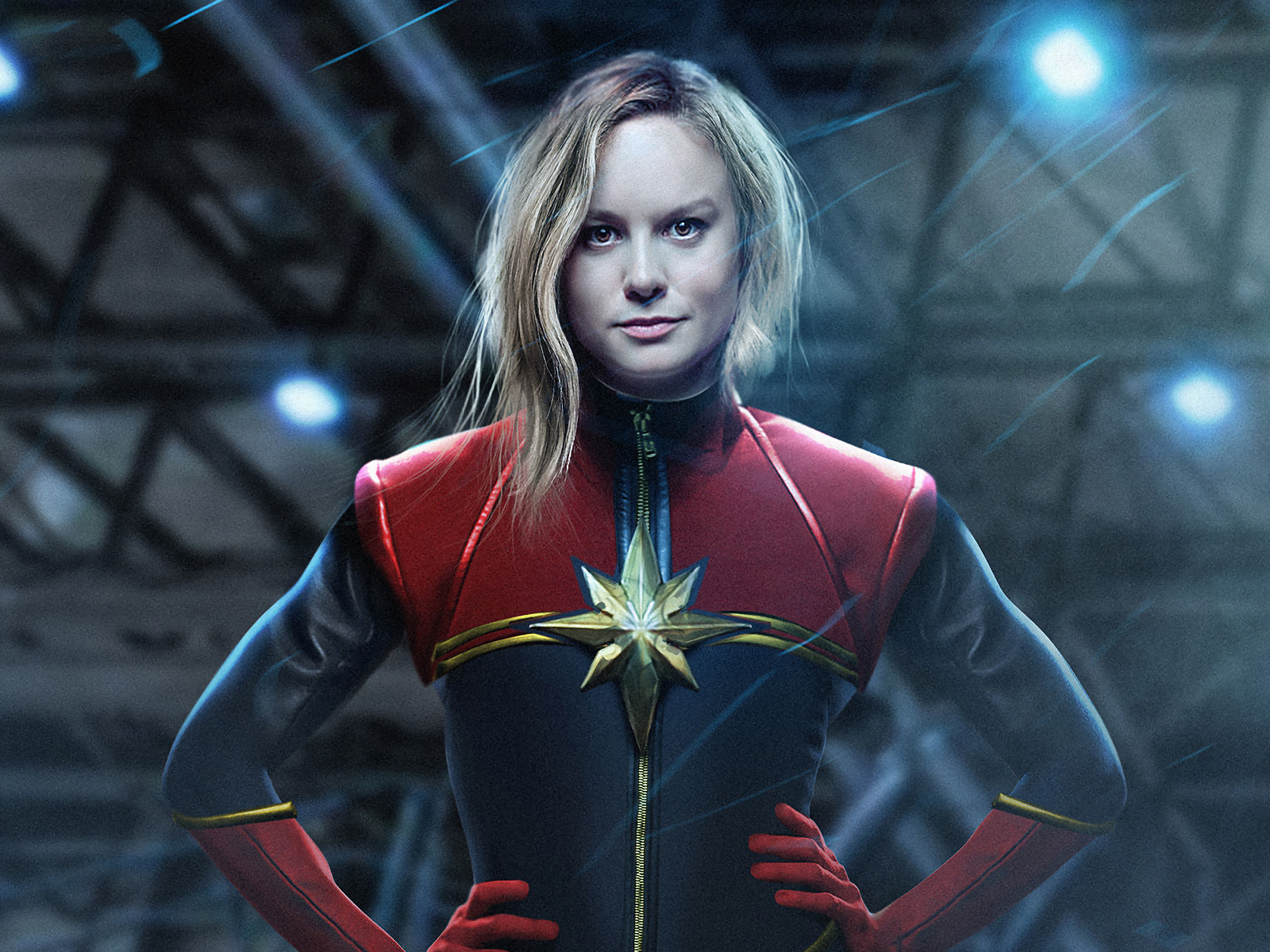 Captain Marvel Brie Larson Wallpaper