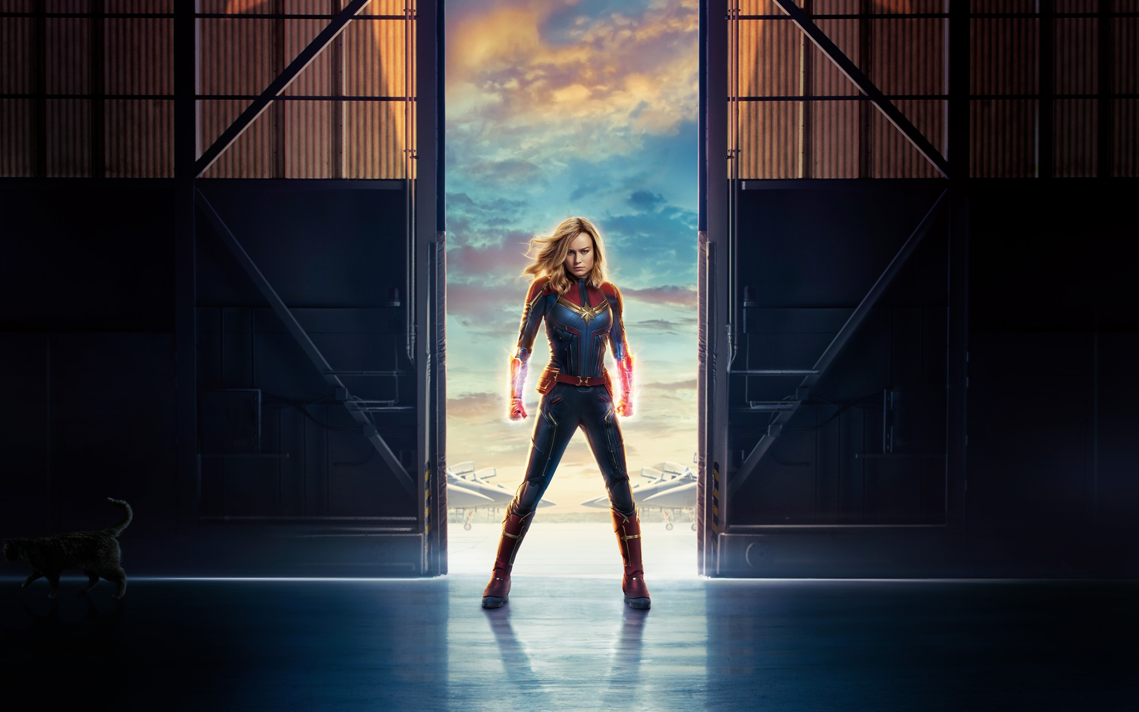Captain Marvel Brie Larson Wallpaper
