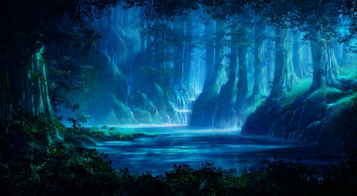 ♡ concept arts from Barbie of Swan Lake. Fantasy landscape, Fantasy forest, Fantasy art landscapes
