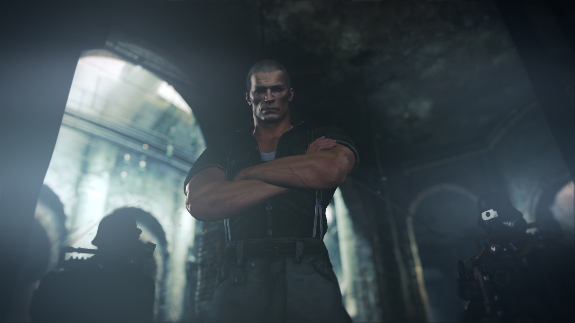 Wallpaper, Wolfenstein The Old Blood, Rudi J ger 1920x1080