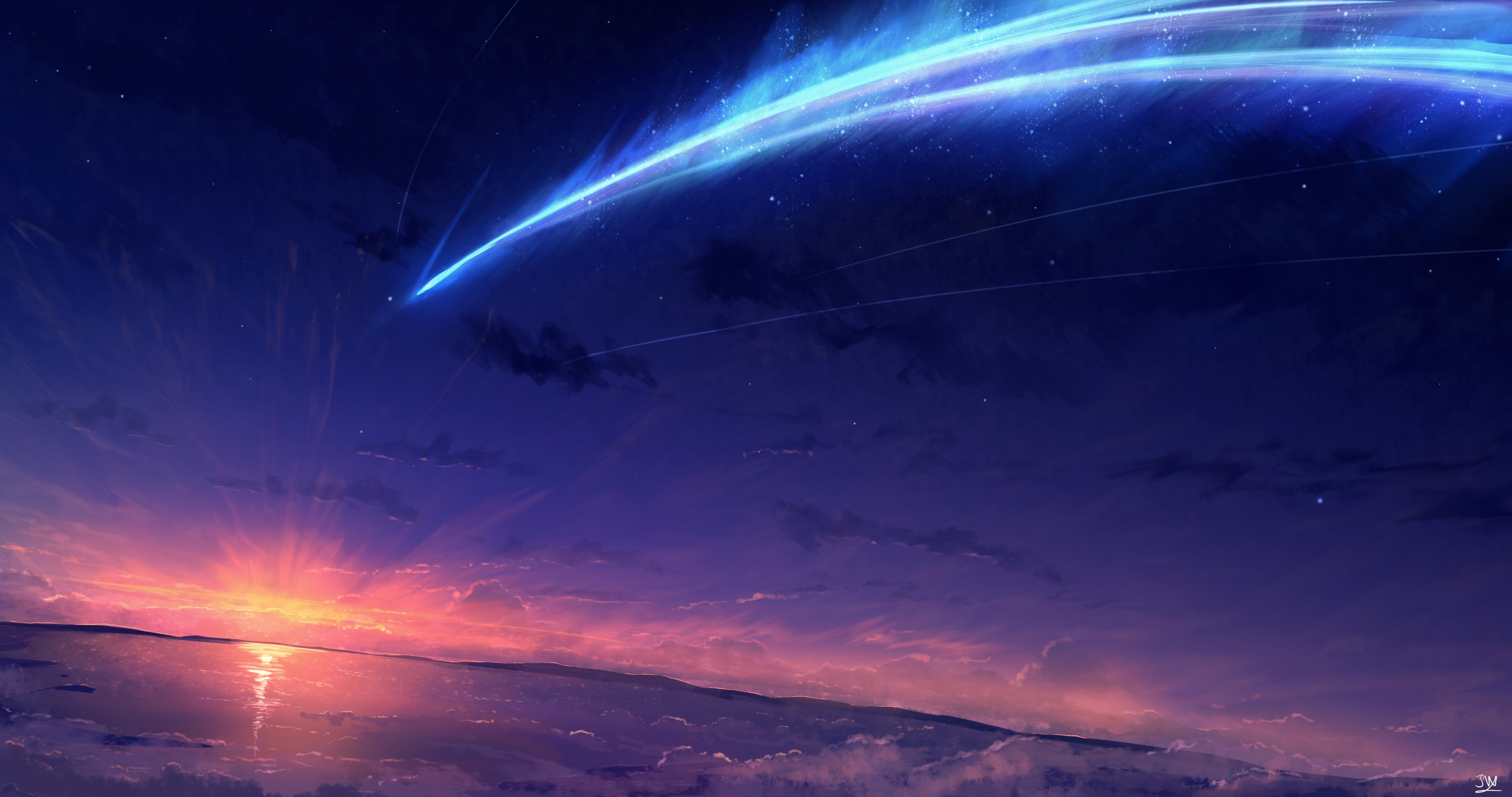 4K, Kimi no Na Wa, HuashiJW, anime Gallery HD Wallpaper