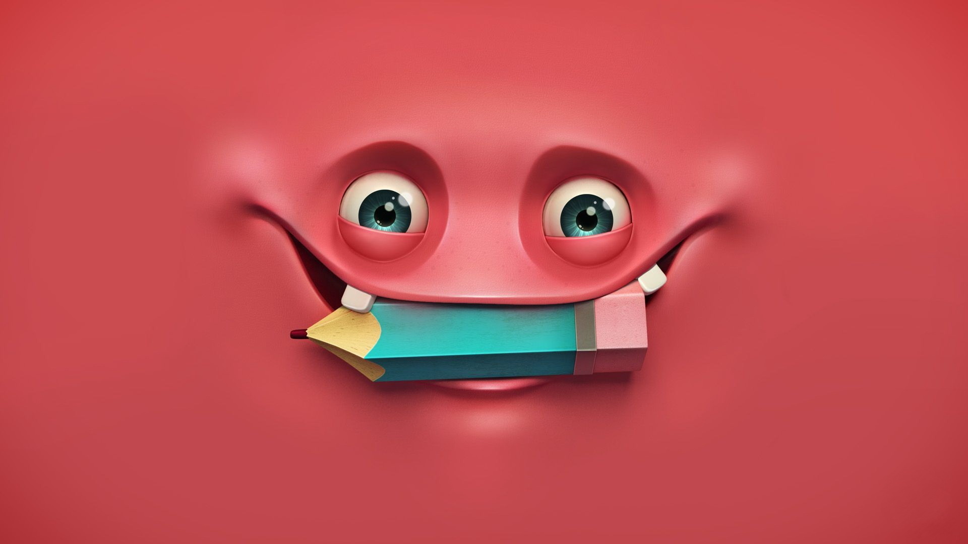 WallpaperD wallpaper. photo. picture. fun, cool, 3D, Red, eyes