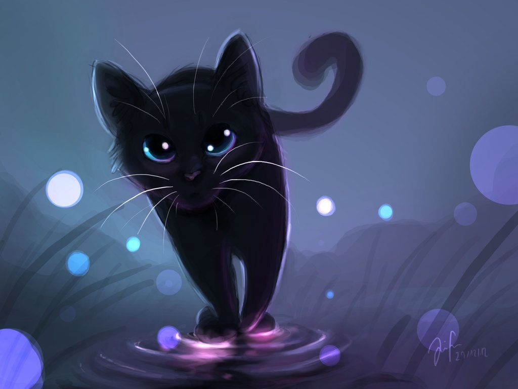 Above The Water By Mizu No Akira. Cat Drawing, Cute Animal Drawings, Cats Illustration