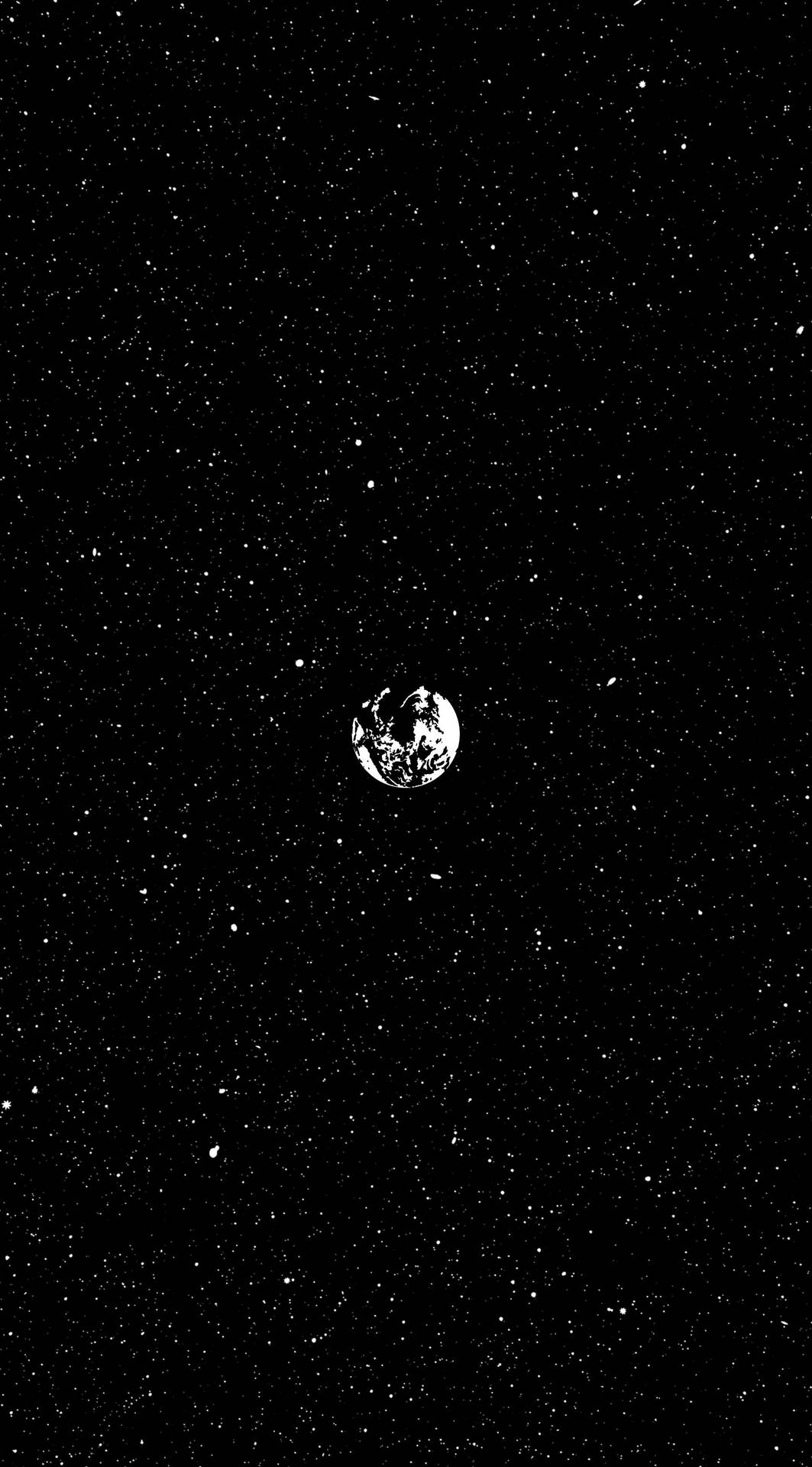 Download Space Aesthetic Minimalist Planet Wallpaper