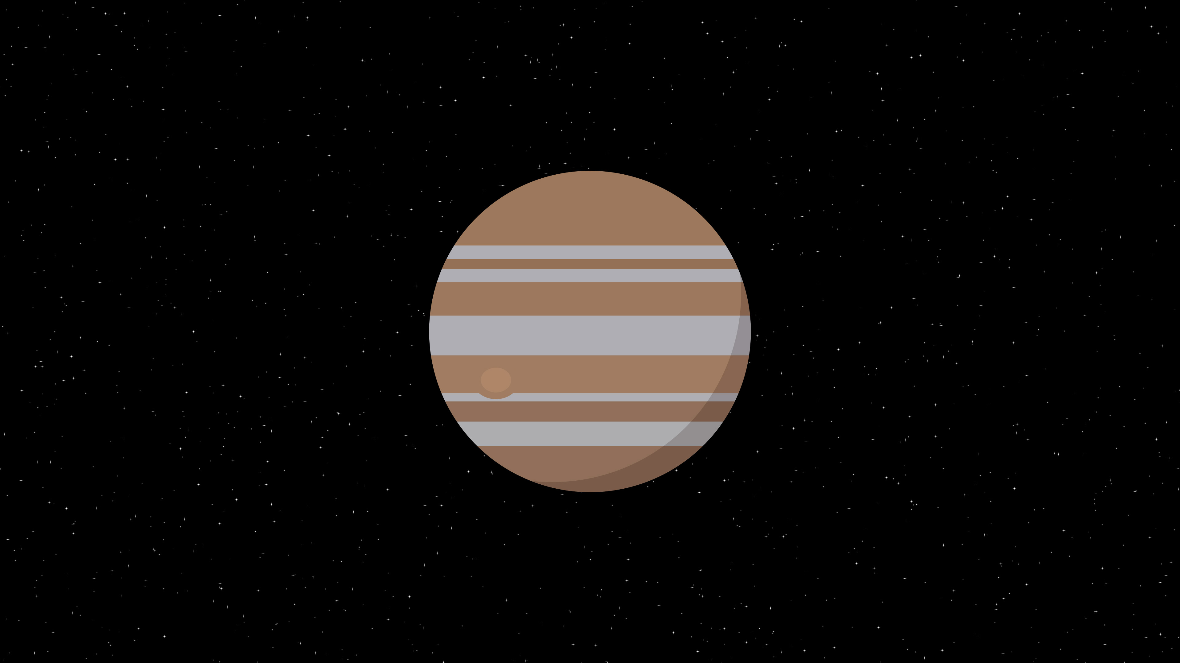 Wallpaper 4k Jupiter Planet Minimalism 4k Wallpaper