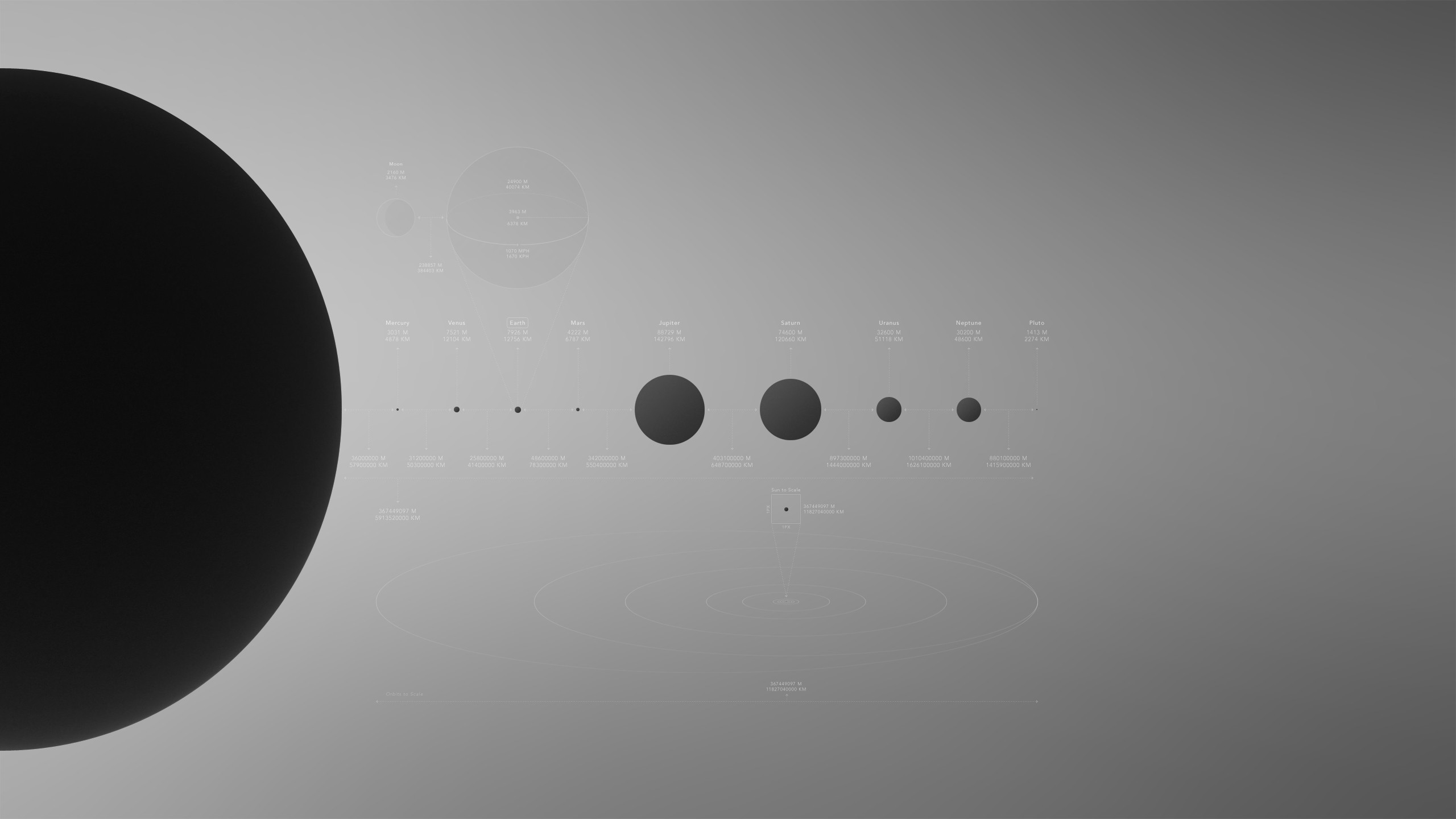 wallpaper, solar system, planet, simple, minimalist, 4k, HD Gallery HD Wallpaper