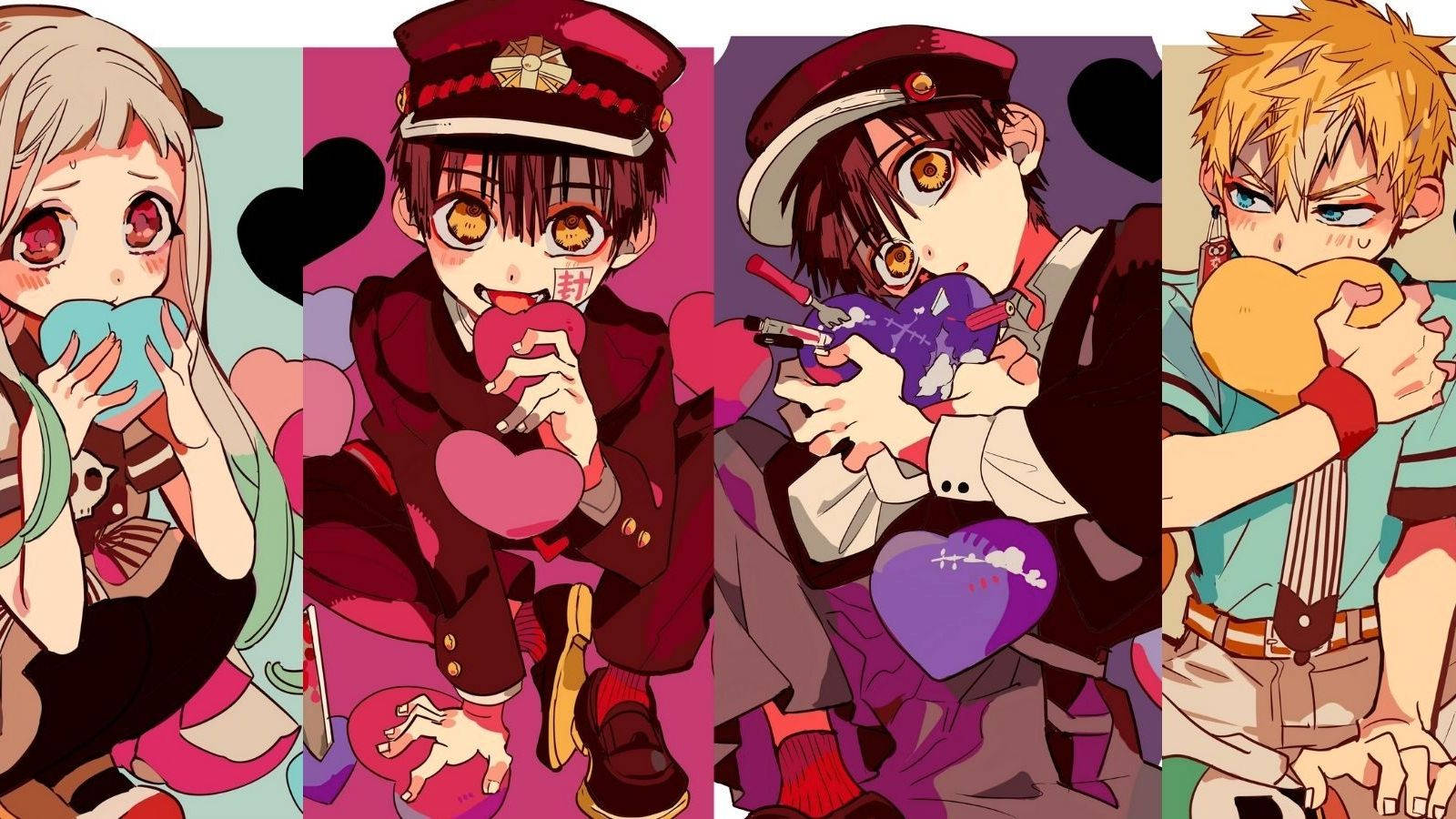 Download Nene Tsukasa Kou And Hanako Kun Desktop Wallpaper