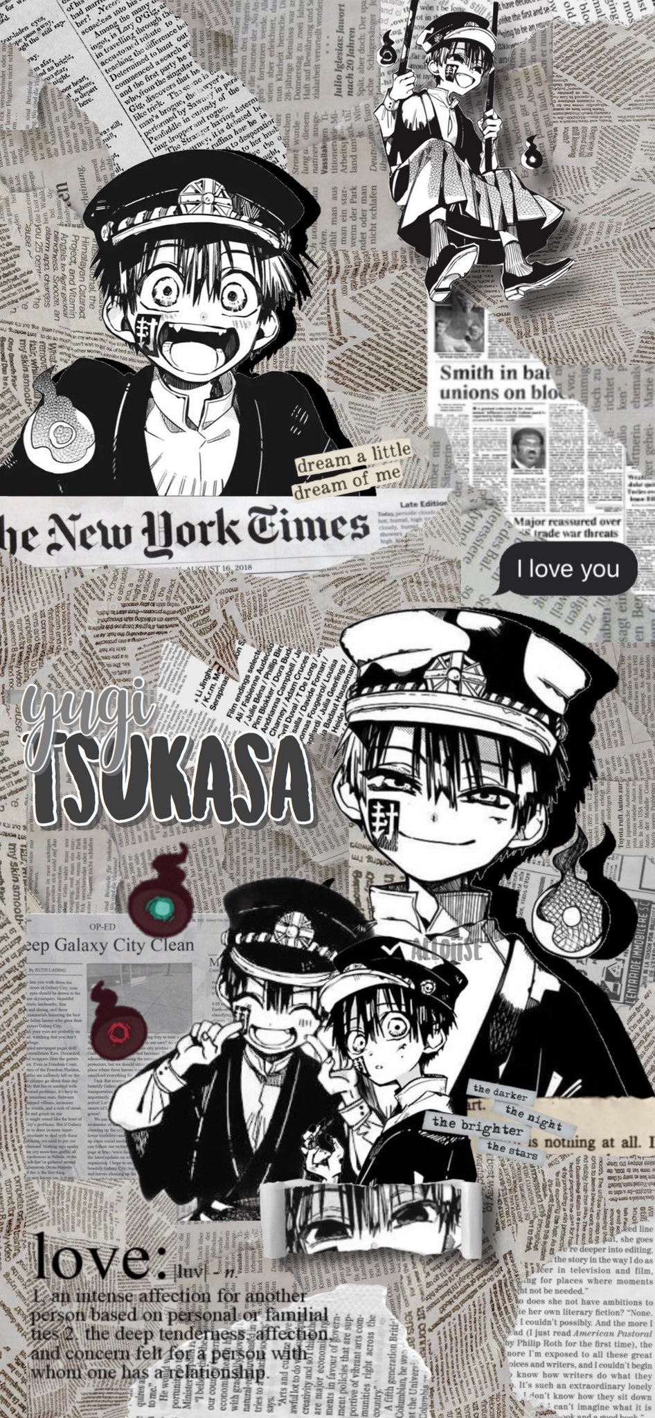 Jae ♡ Shounen Hanako Kun.. Toilet Bound Hanako Kun.. Yugi Tsukasa 柚木つかさ Wallpaper [ #anitwt ]