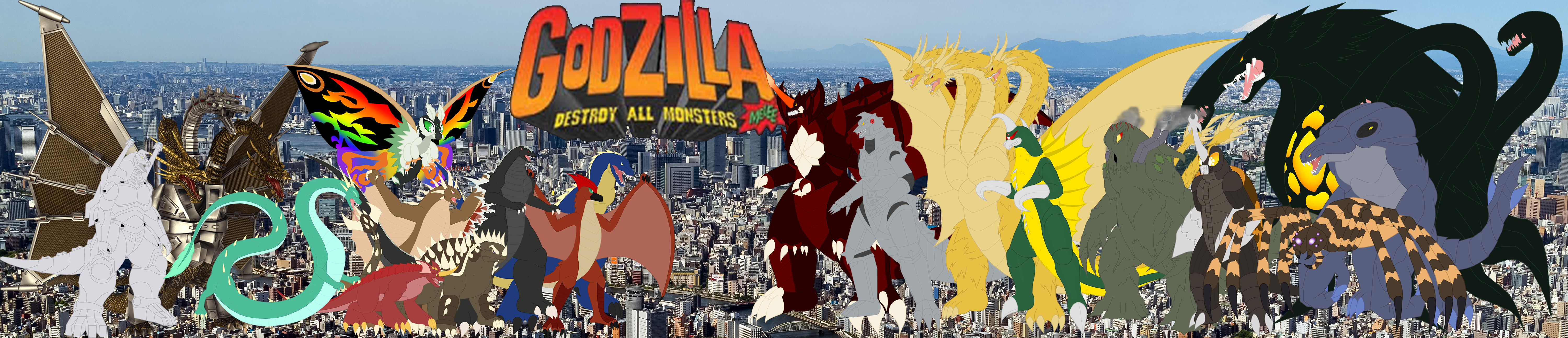 Godzilla Destroy All Monsters Melee