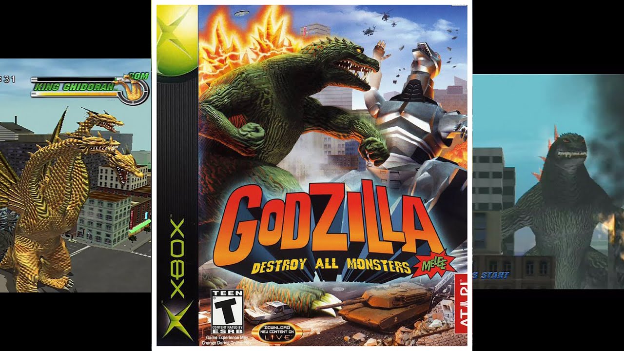 Godzilla: Destroy All Monsters Melee (Xbox longplay)