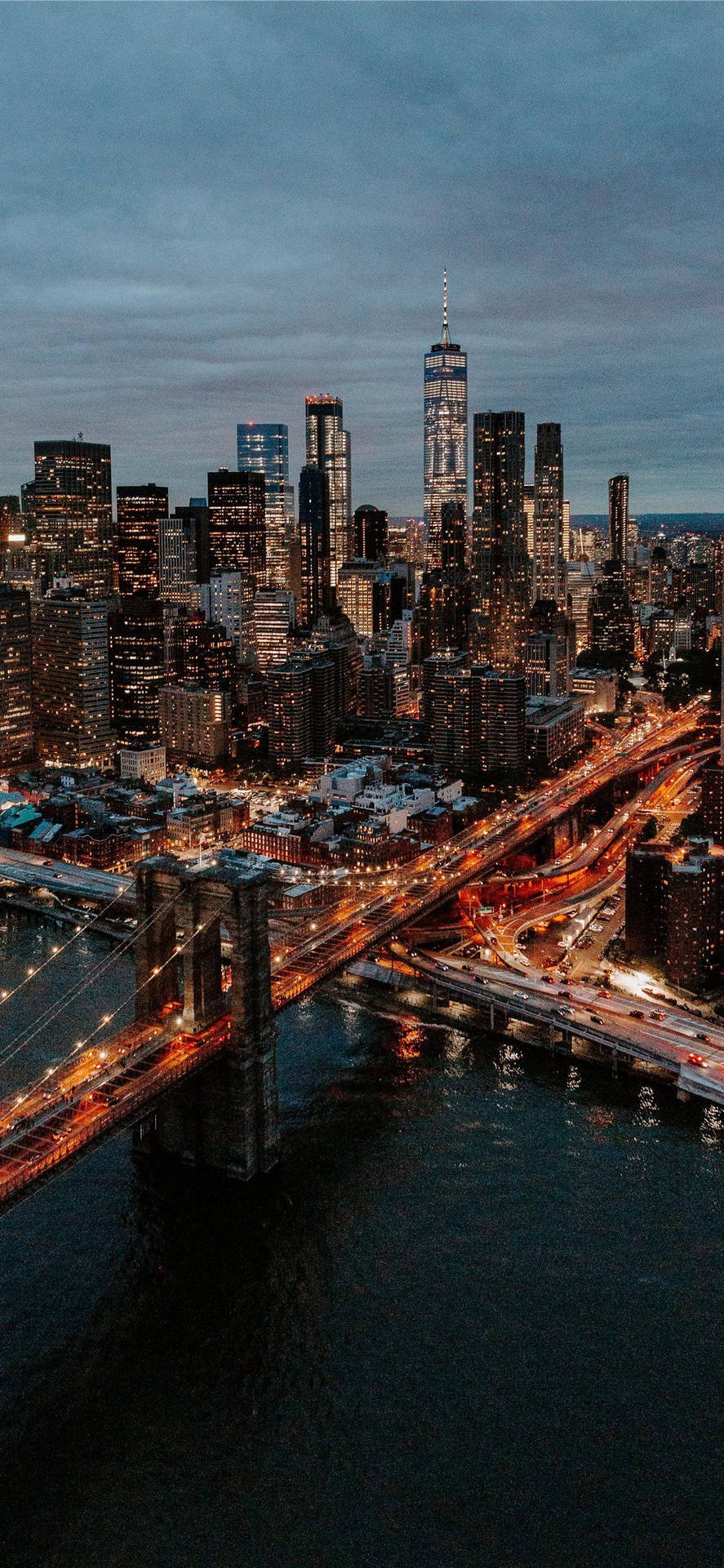 Download City Night iPhone Aesthetic Wallpaper