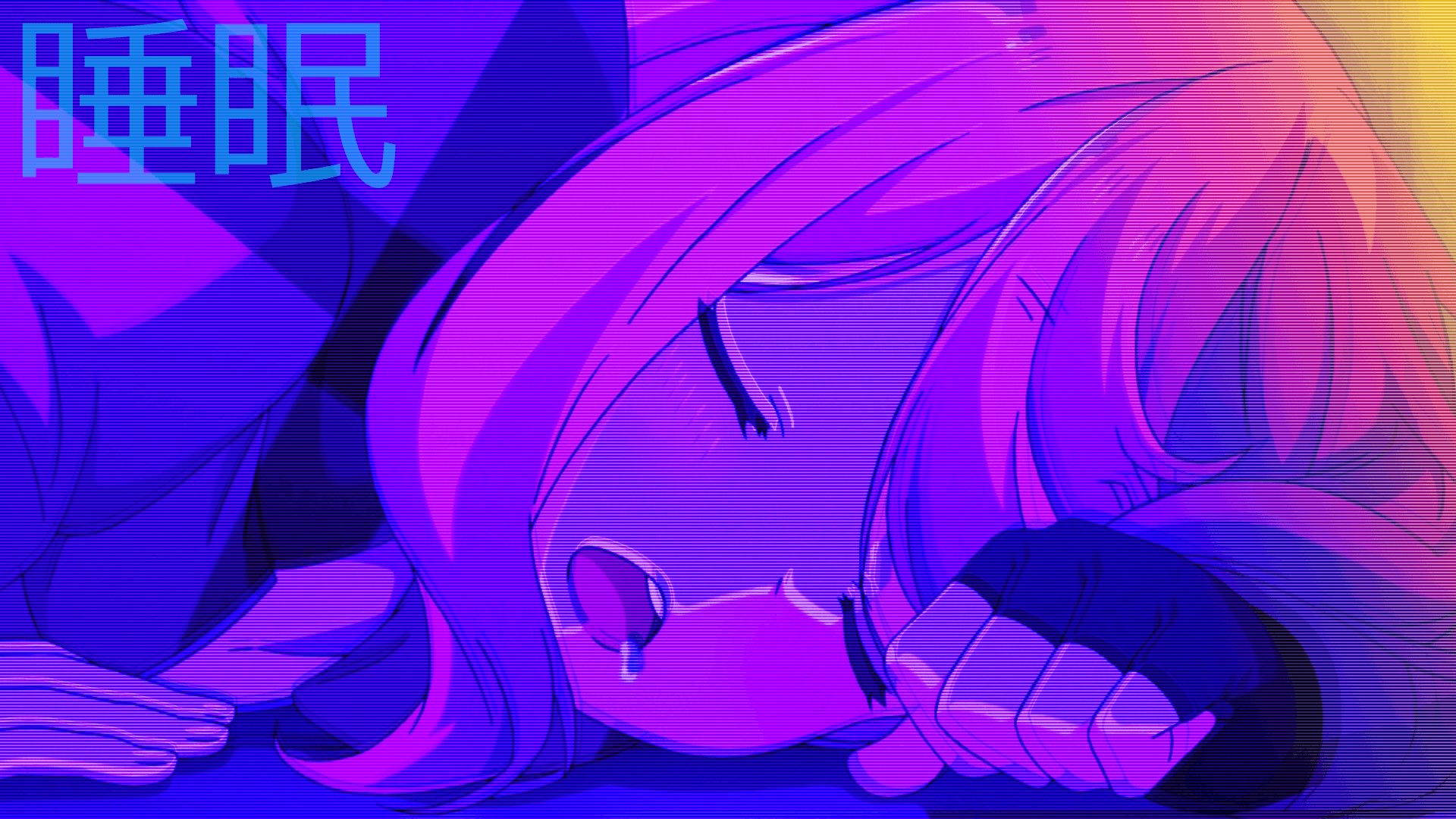 Free Purple Anime Aesthetic Wallpaper Downloads, Purple Anime Aesthetic Wallpaper for FREE