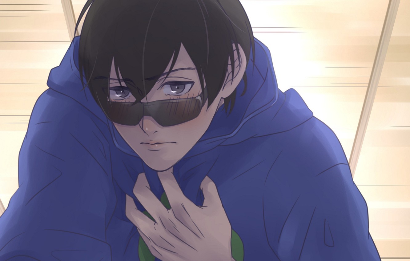 Wallpaper Look, Anime, Art, Glasses, Guy, Osomatsu San, Karamatsu Image For Desktop, Section сёдзё