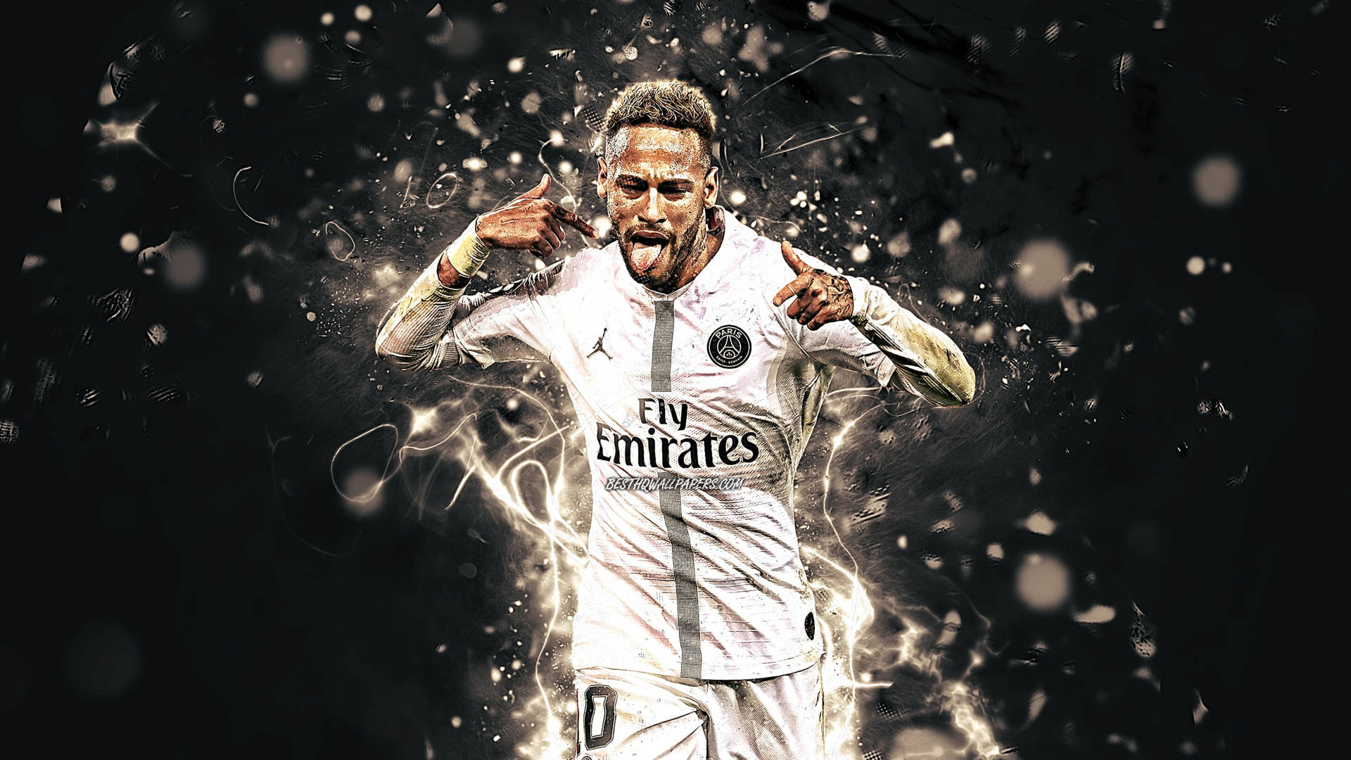 Download Pro Athlete Neymar 4k Edit Wallpaper