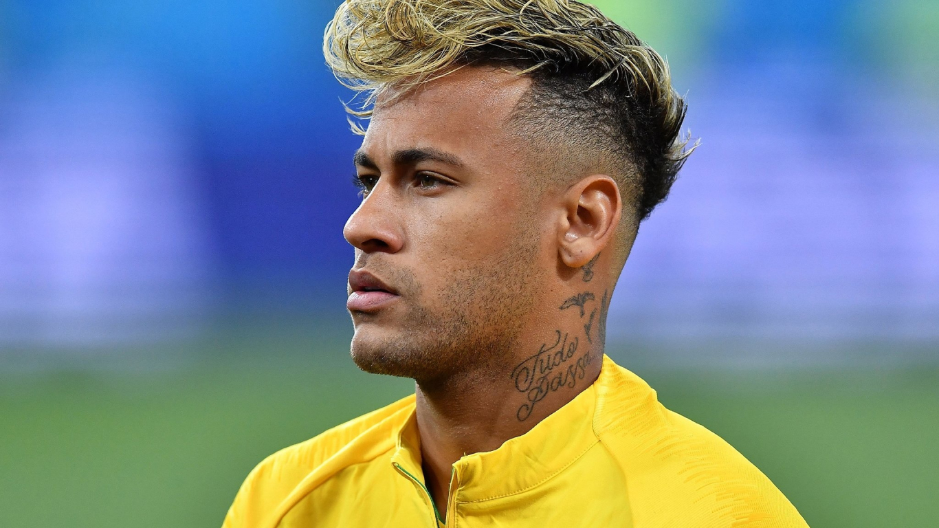 Download wallpaper 1366x768 neymar, celebrity, football player, tablet, laptop, 1366x768 HD background, 9462