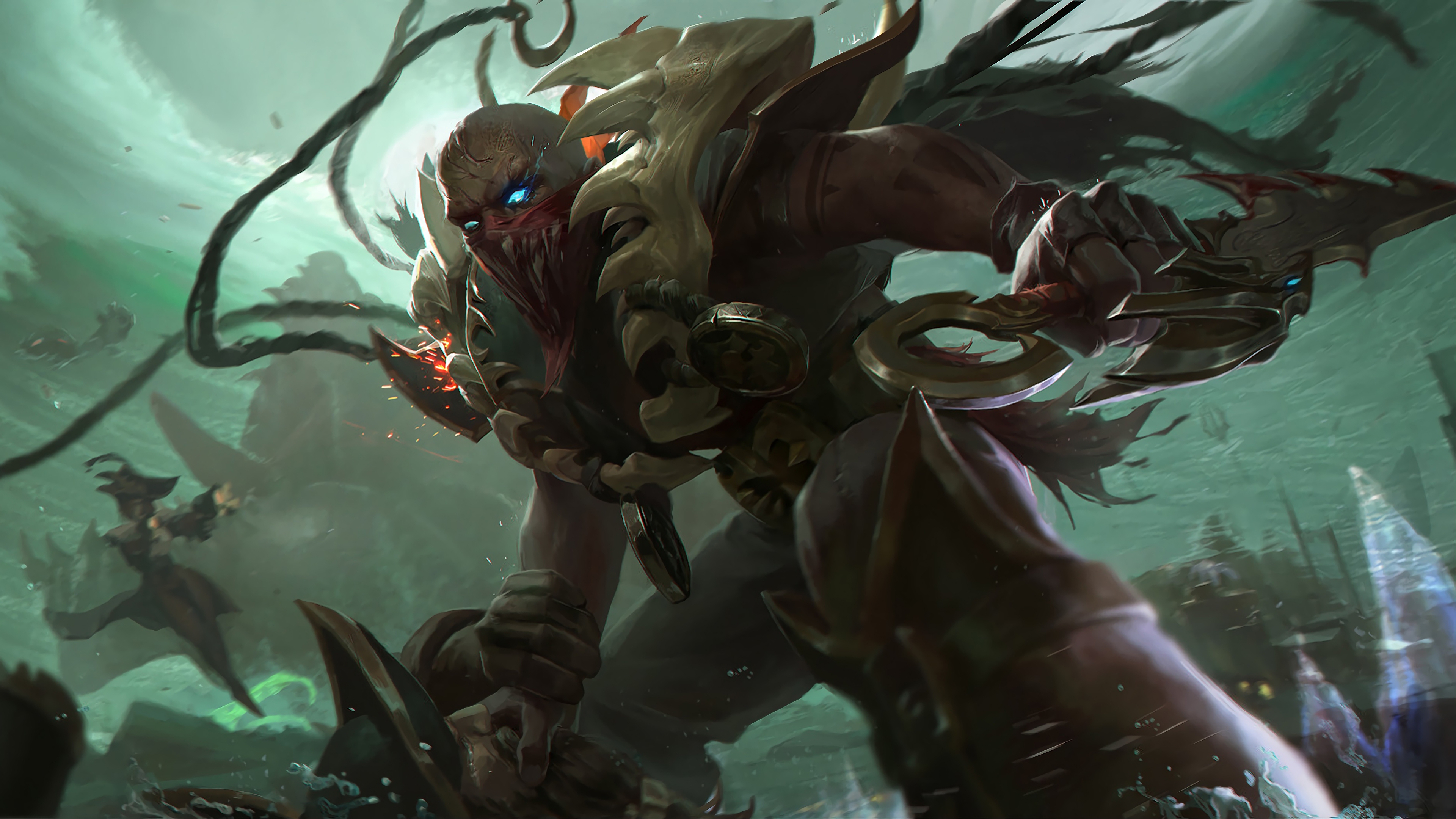 Wallpaper 4k Pyke LoL League of Legends lol Wallpaper