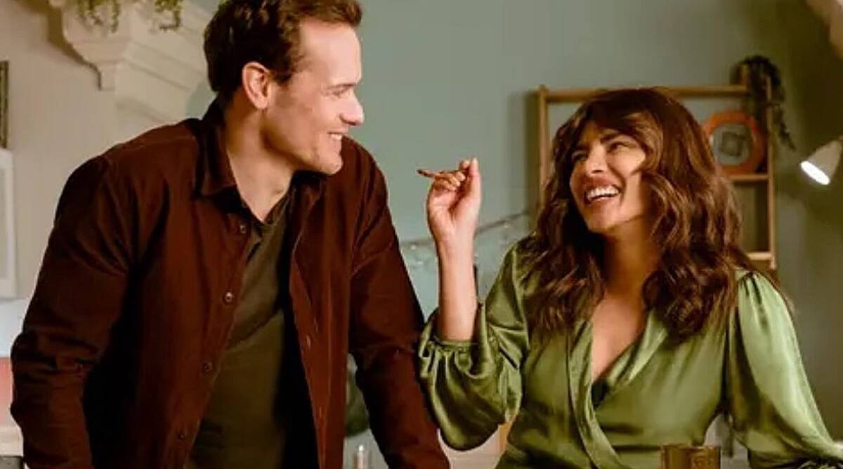Priyanka Chopra shares a sweet moment with Sam Heughan in new still from the film Love Again. See here. Entertainment News, The Indian Express