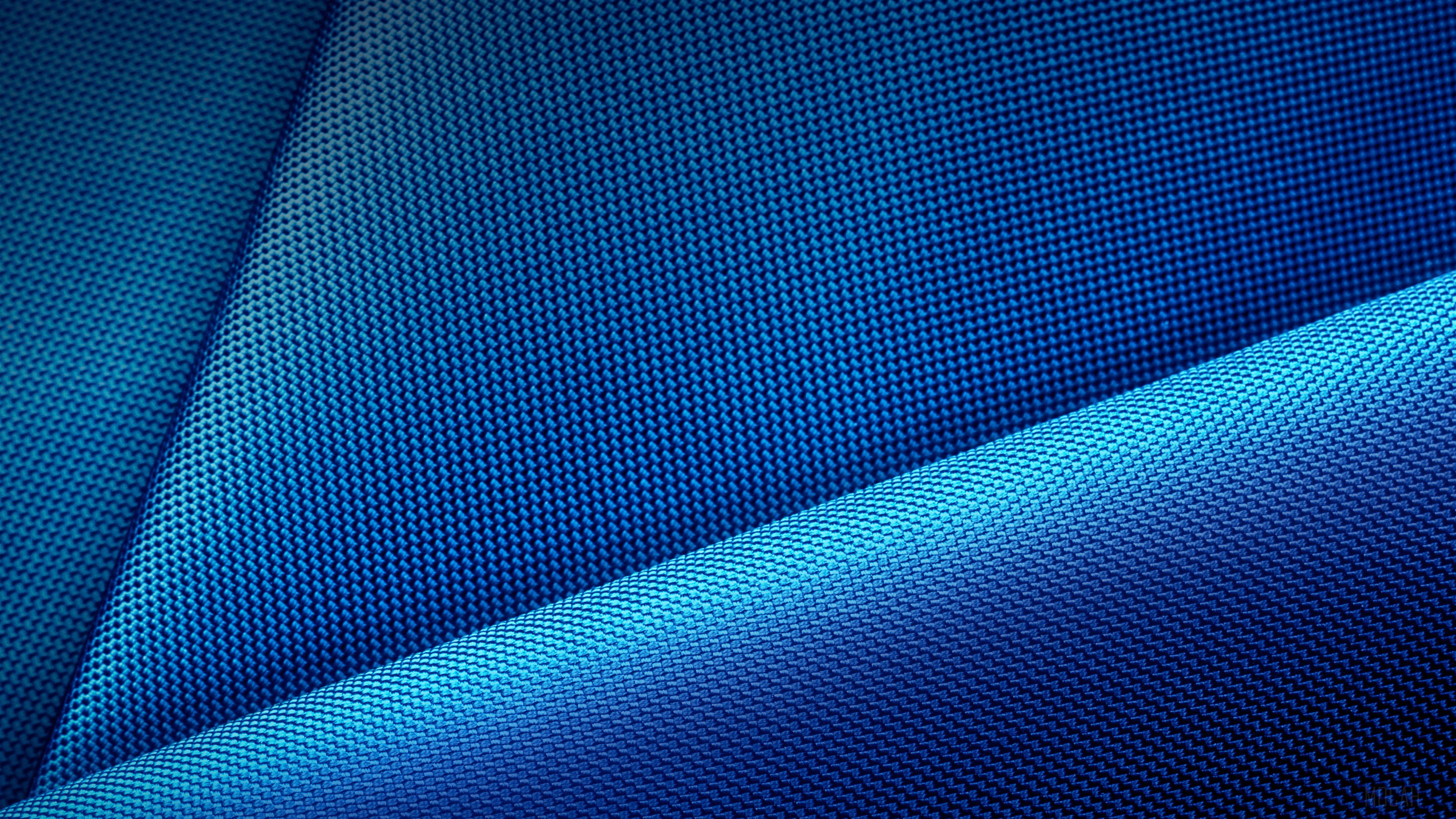 Blue Fabric Pattern 4k Gallery HD Wallpaper