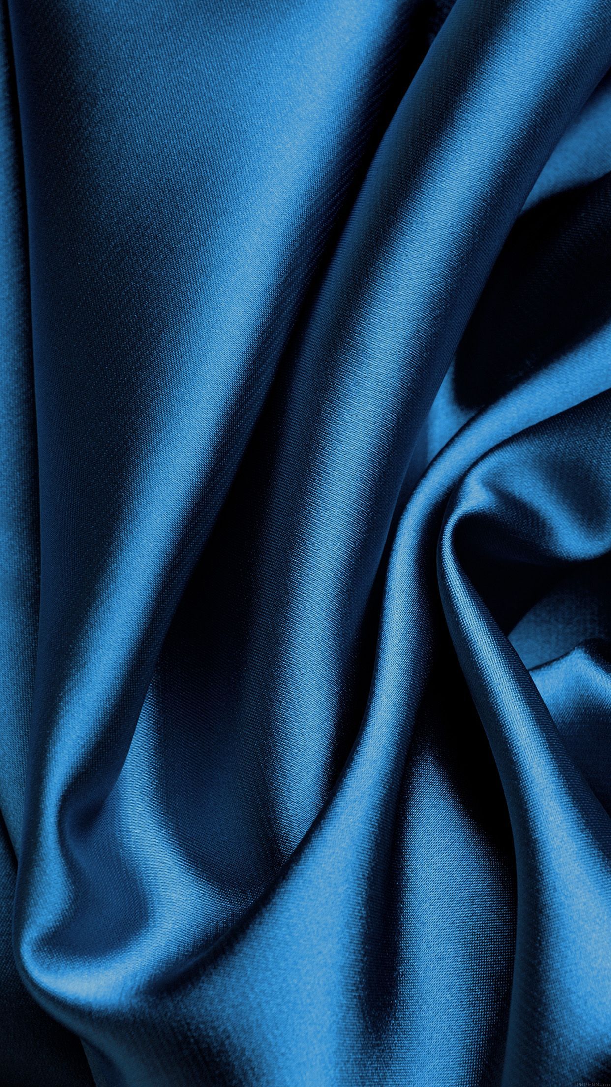 Blue Silk Wallpaper