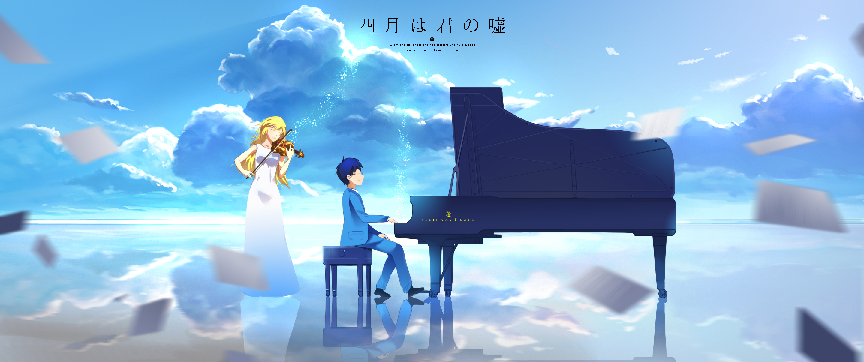 Download Your Lie In April HD Wallpaper